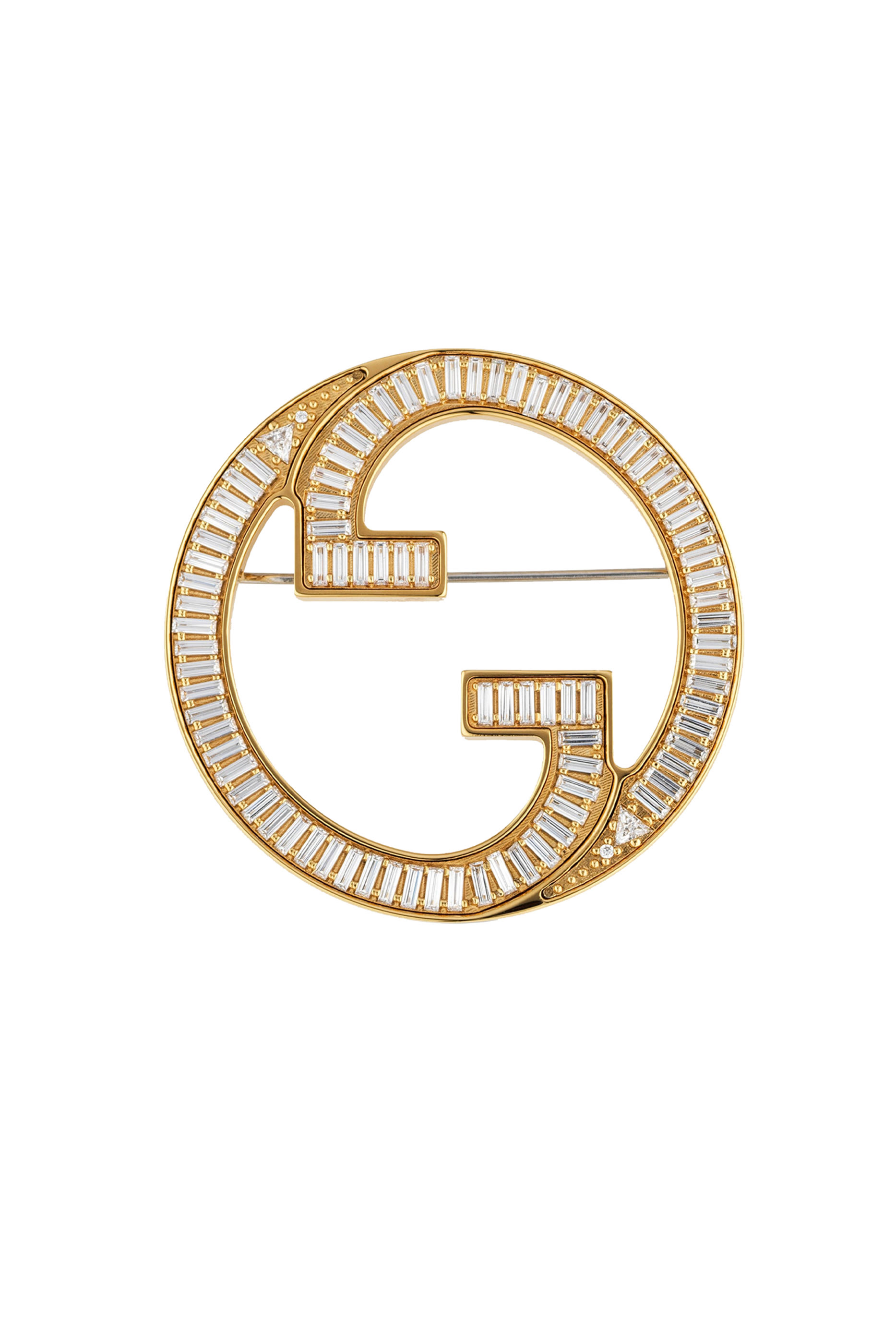 بروش بلوندي مرصع بالكريستال