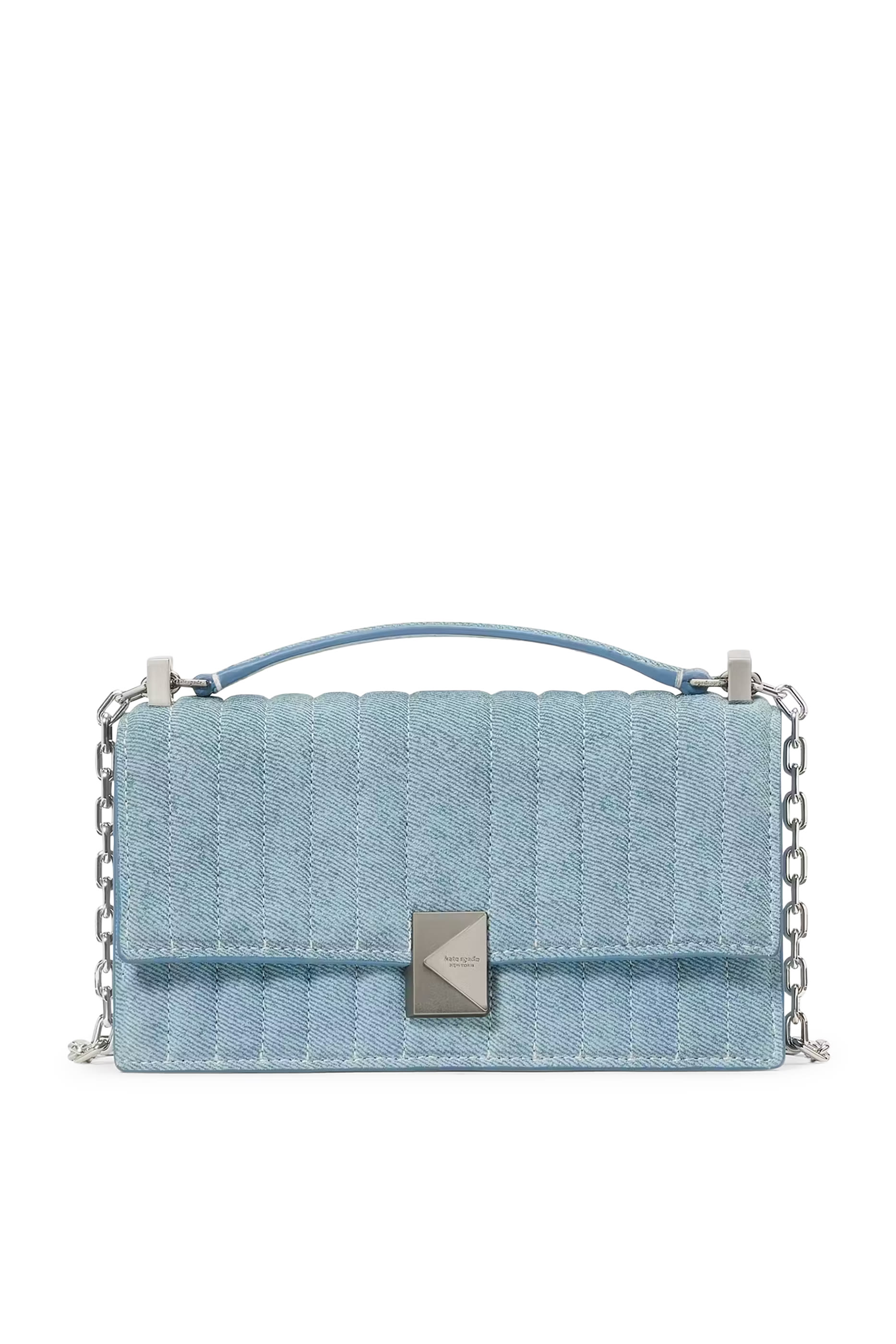 حقيبة كروس ديكو صغيرة بغطاء قلاب وسلسلة