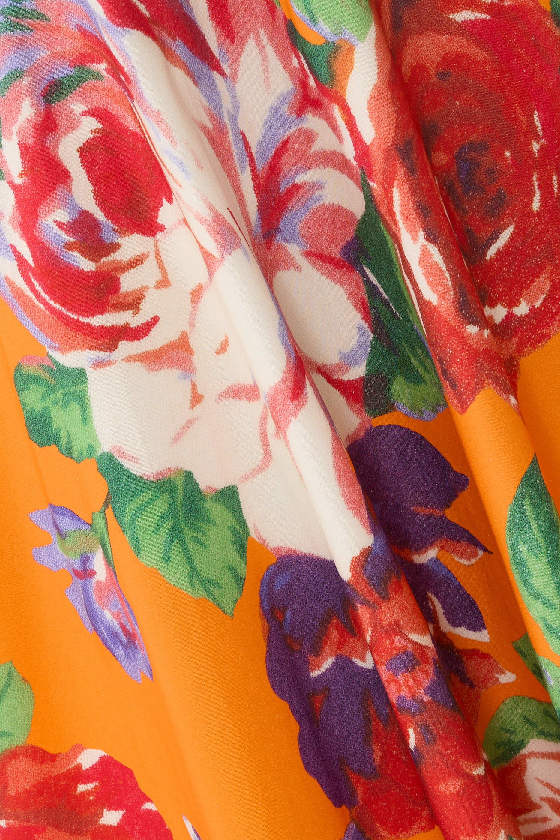 تنورة بطبعات قطن مطاطي