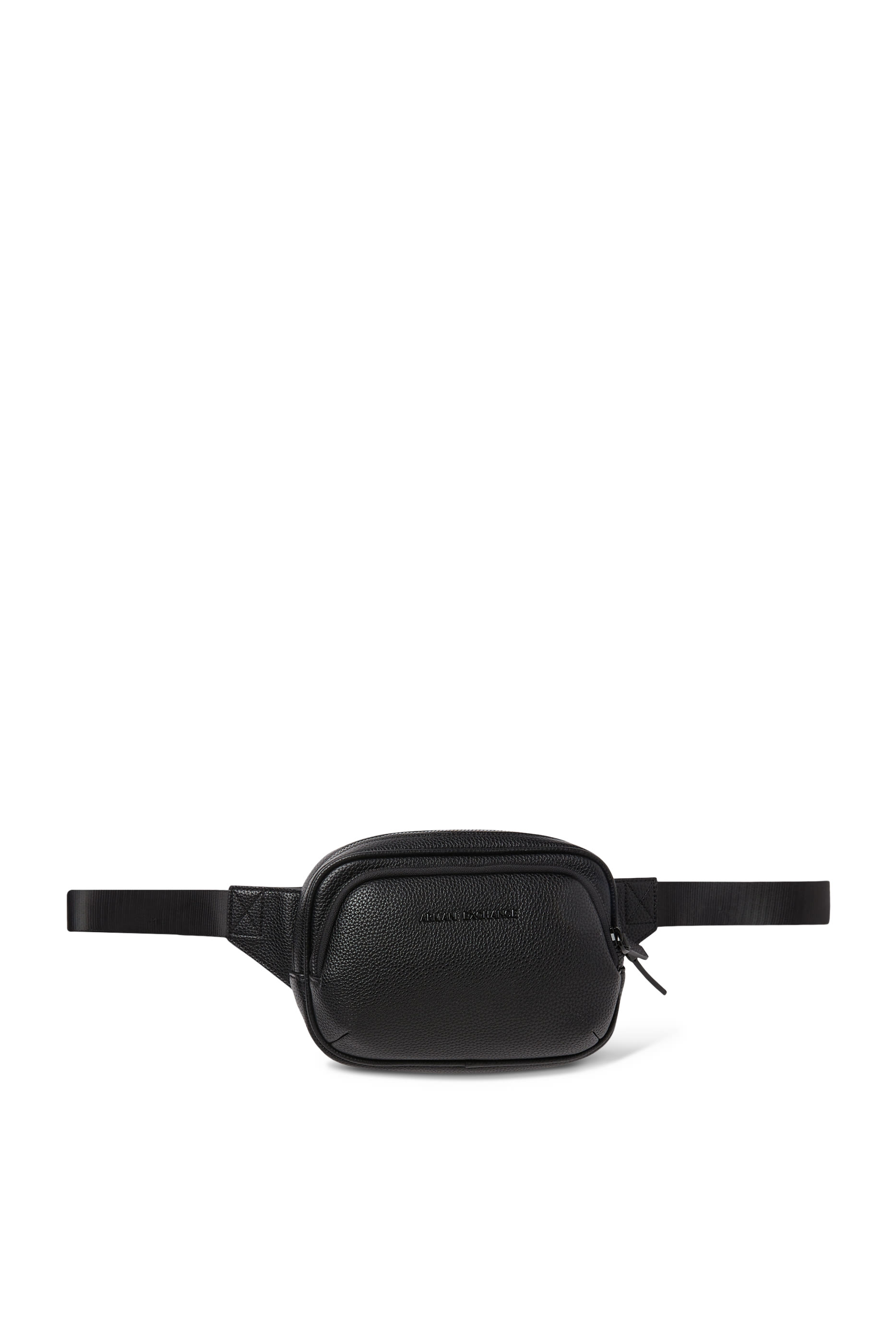 حقيبة خصر بشعار الماركة قماش معالج