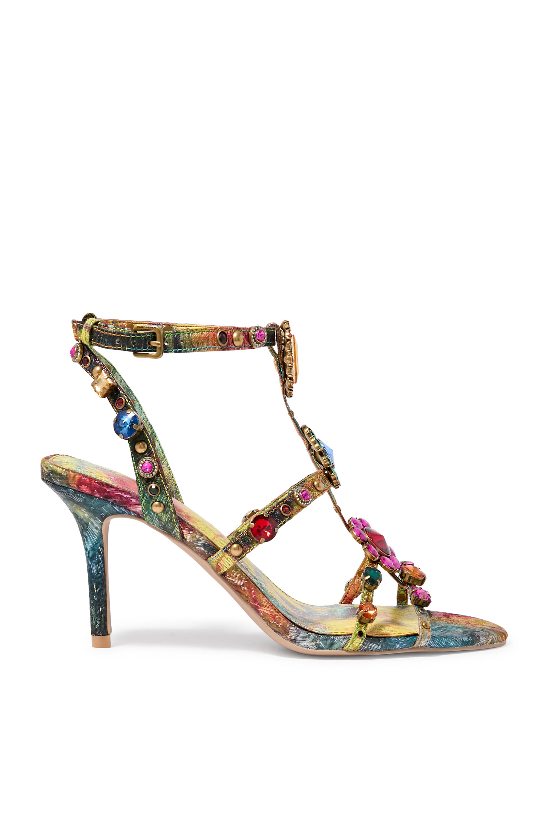 صندل جلاديتور مزين بأحجار براقة