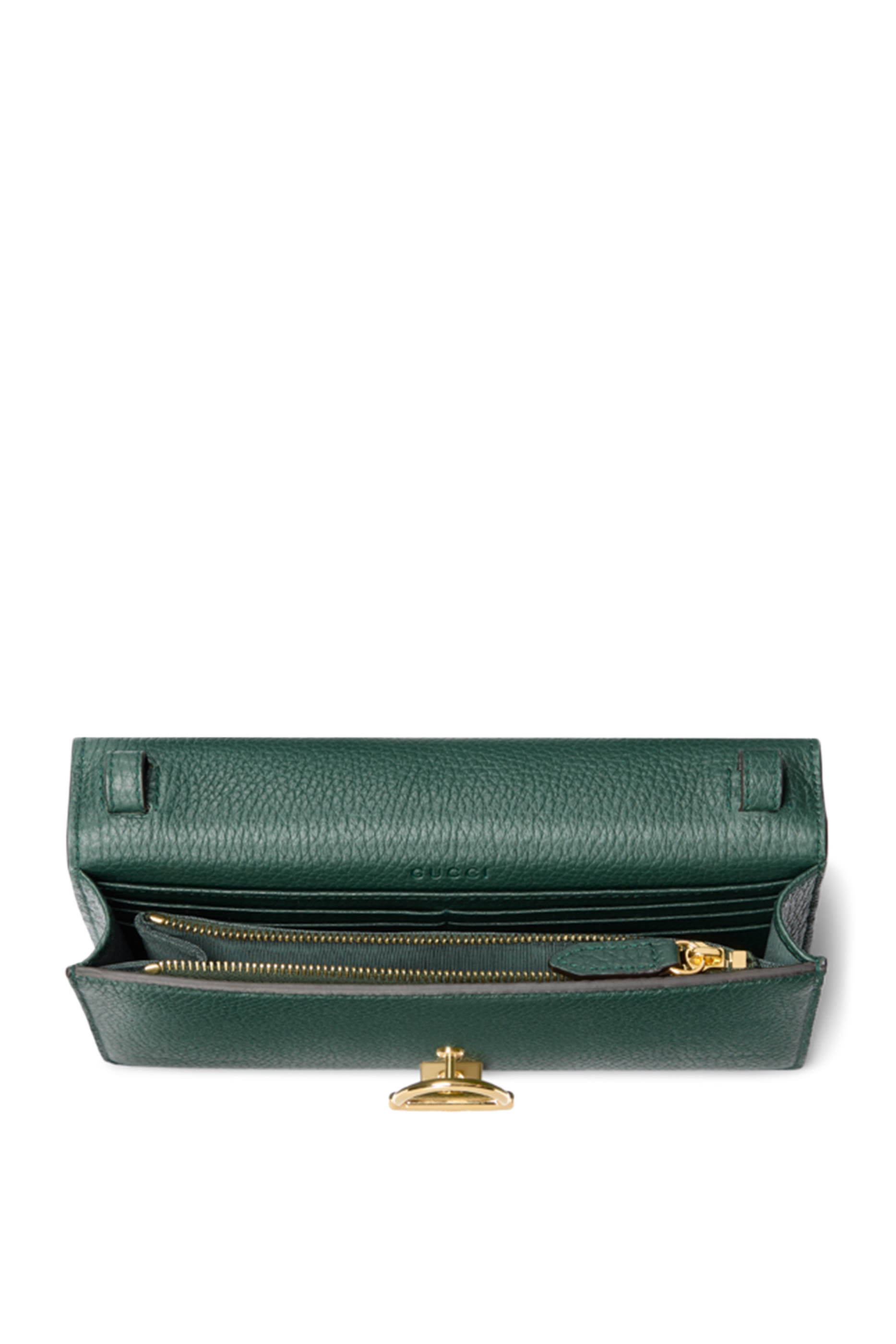 محفظة بنصف حلية لجام حصان وحمالة سلسلة