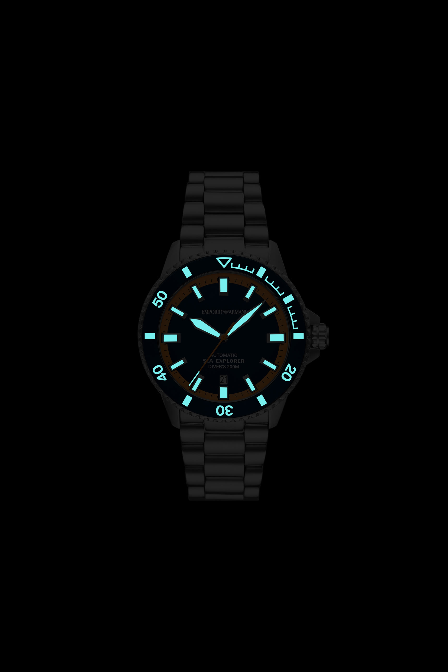 ساعة سي إكسبلورر أوتوماتيكية ستانليس ستيل 