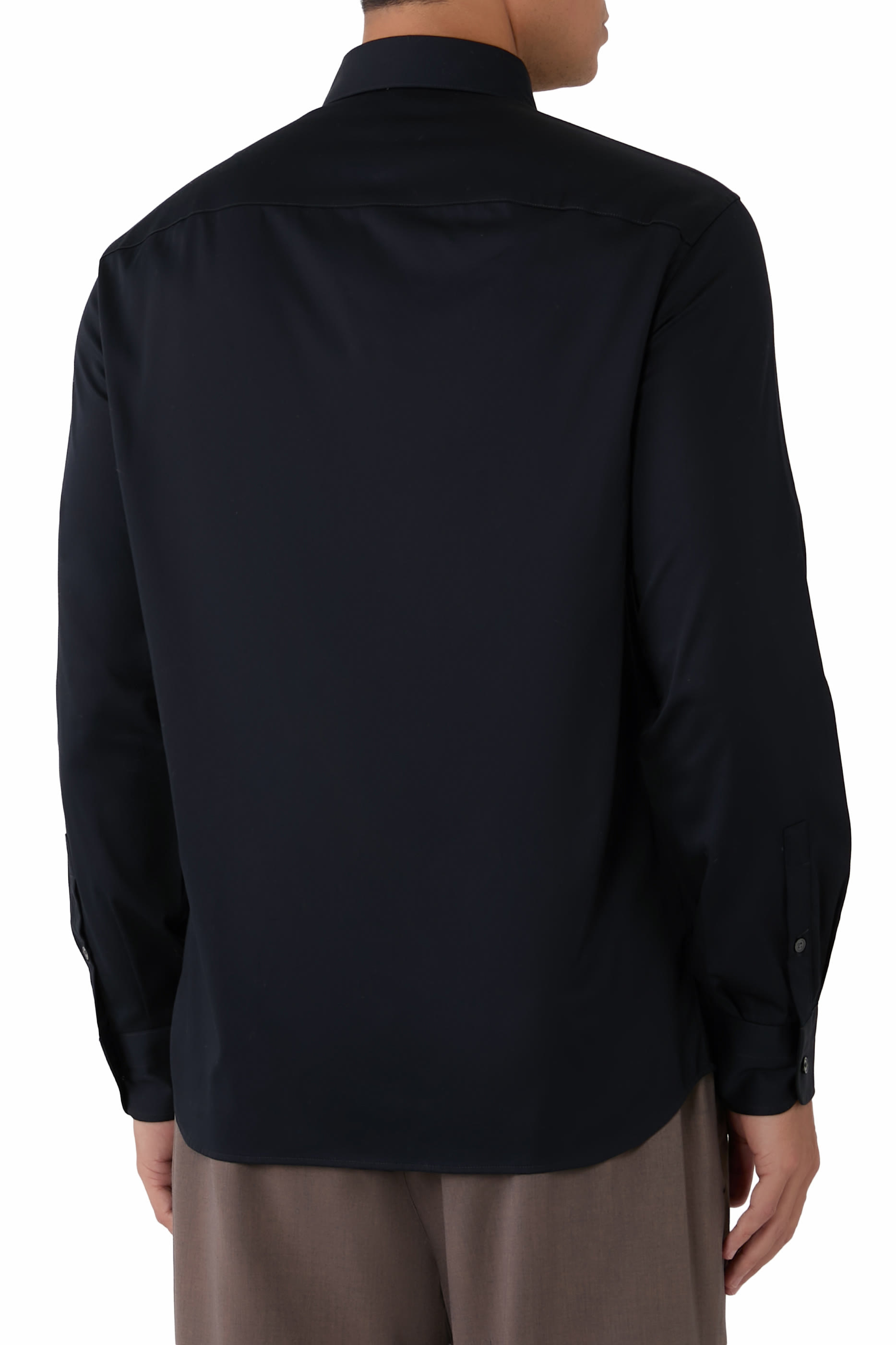 قميص قطن بيما مطاطي