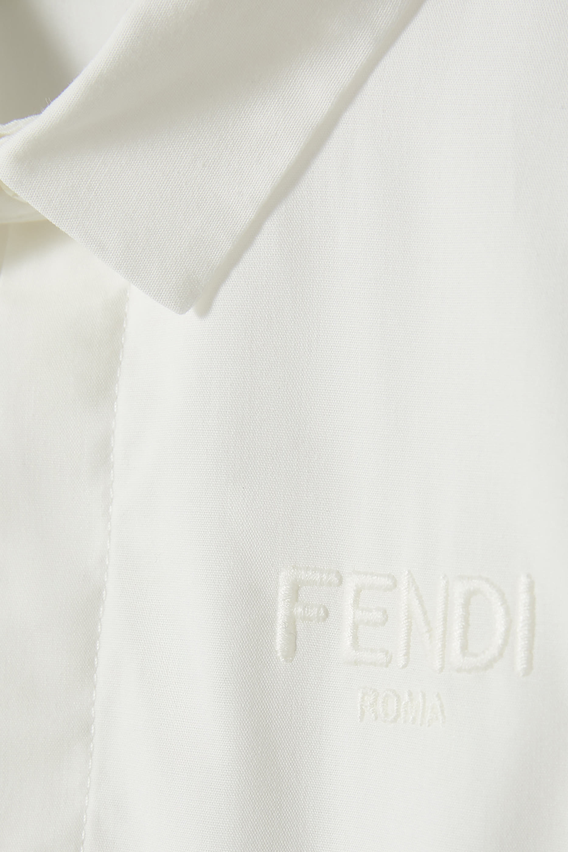 لباس قطعة واحدة بتطريز شعار الماركة للأطفال