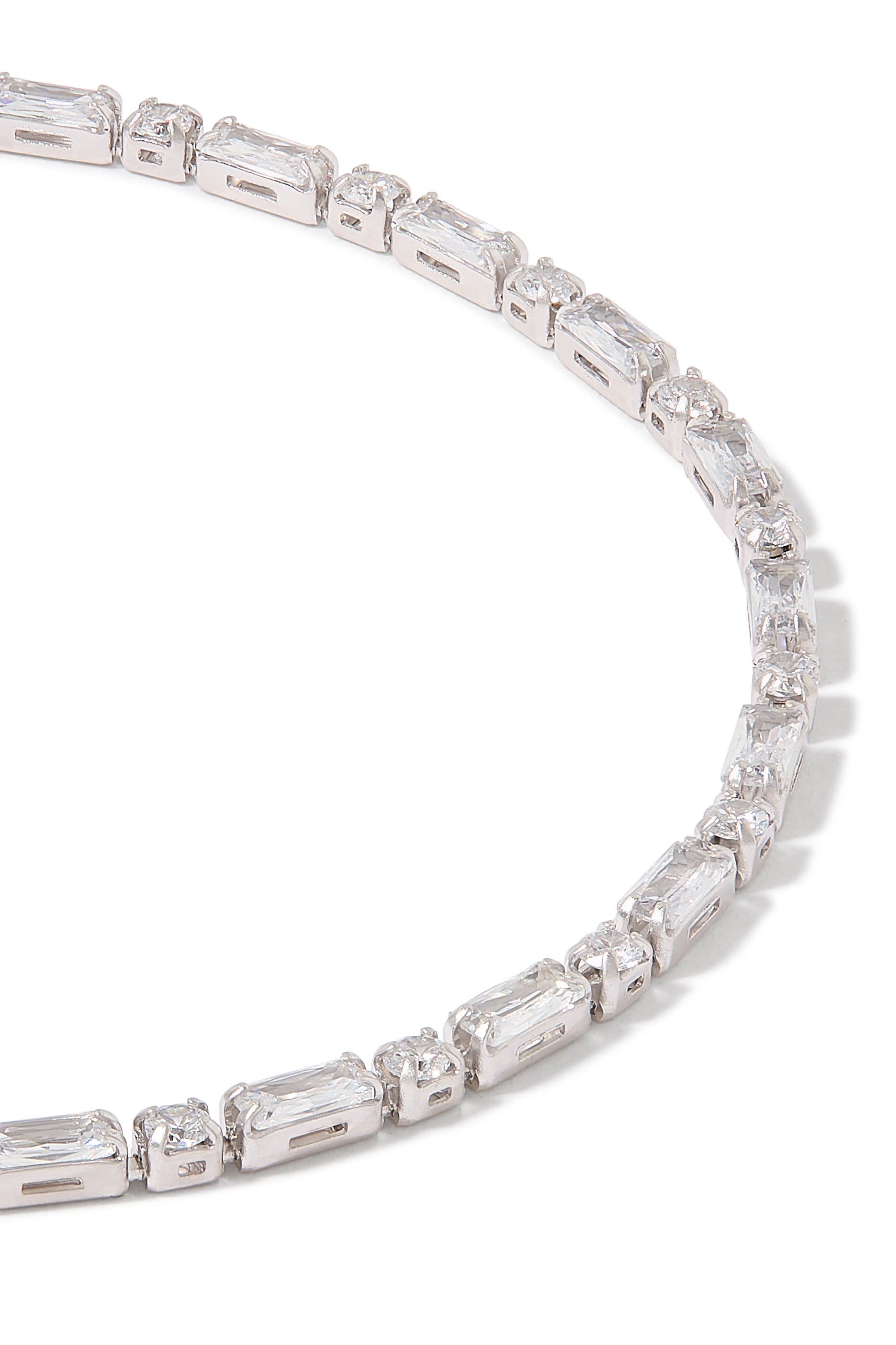 Evelyne Bracelet, 18K Gold-Plated Brass & Crystals