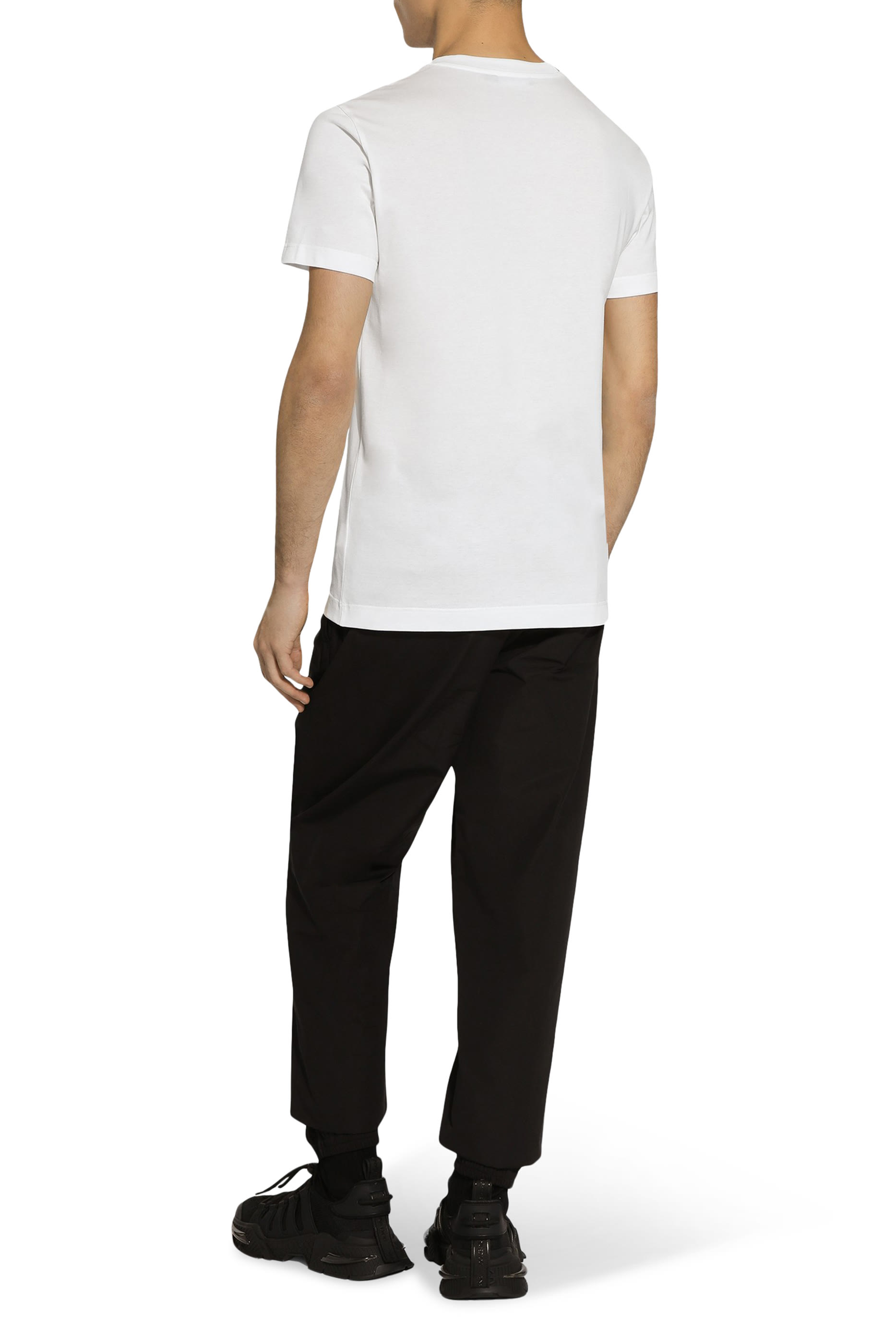 بنطال رياضي بشعار الماركة قطن