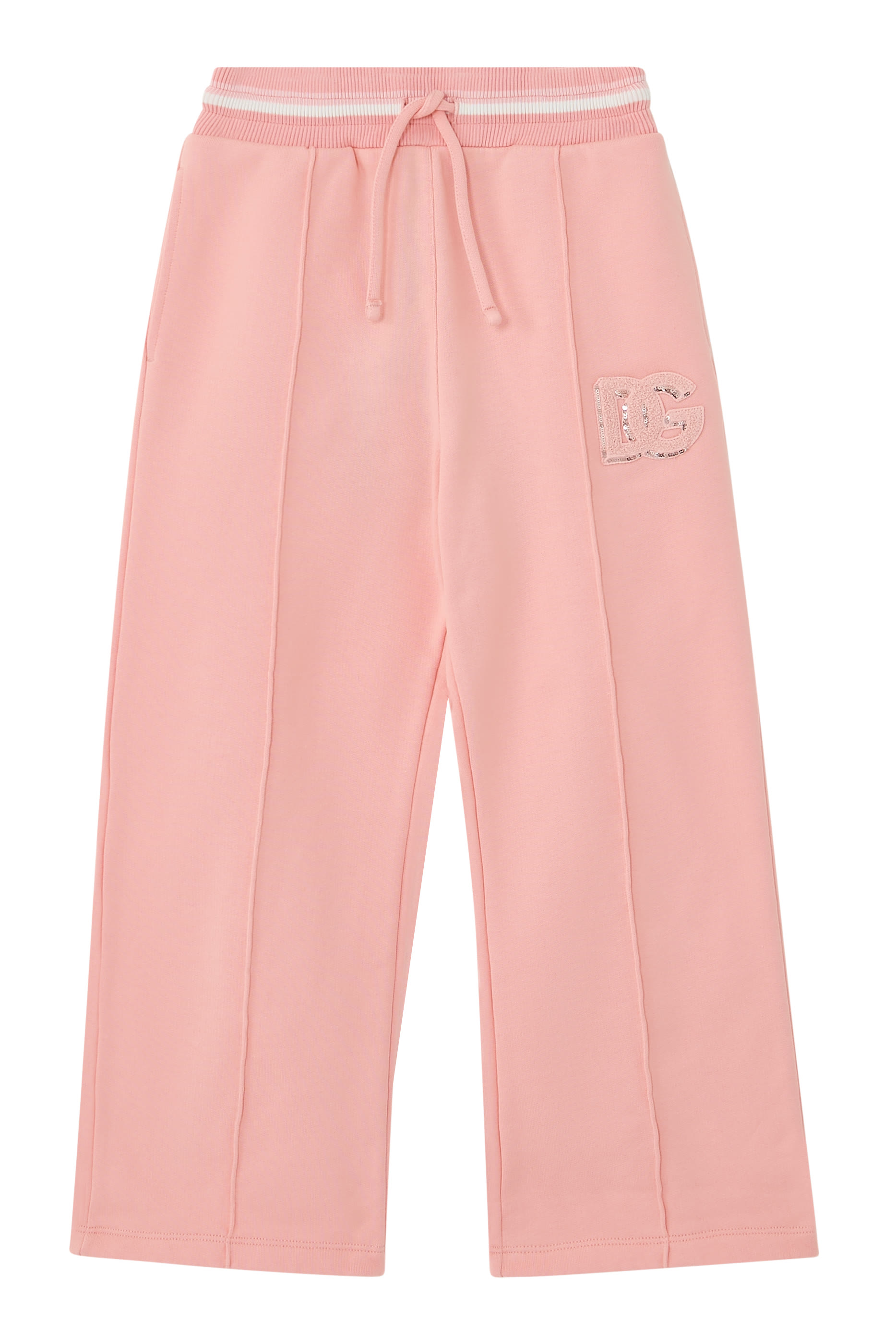 بنطال برقعة شعار الماركة صوف للأطفال