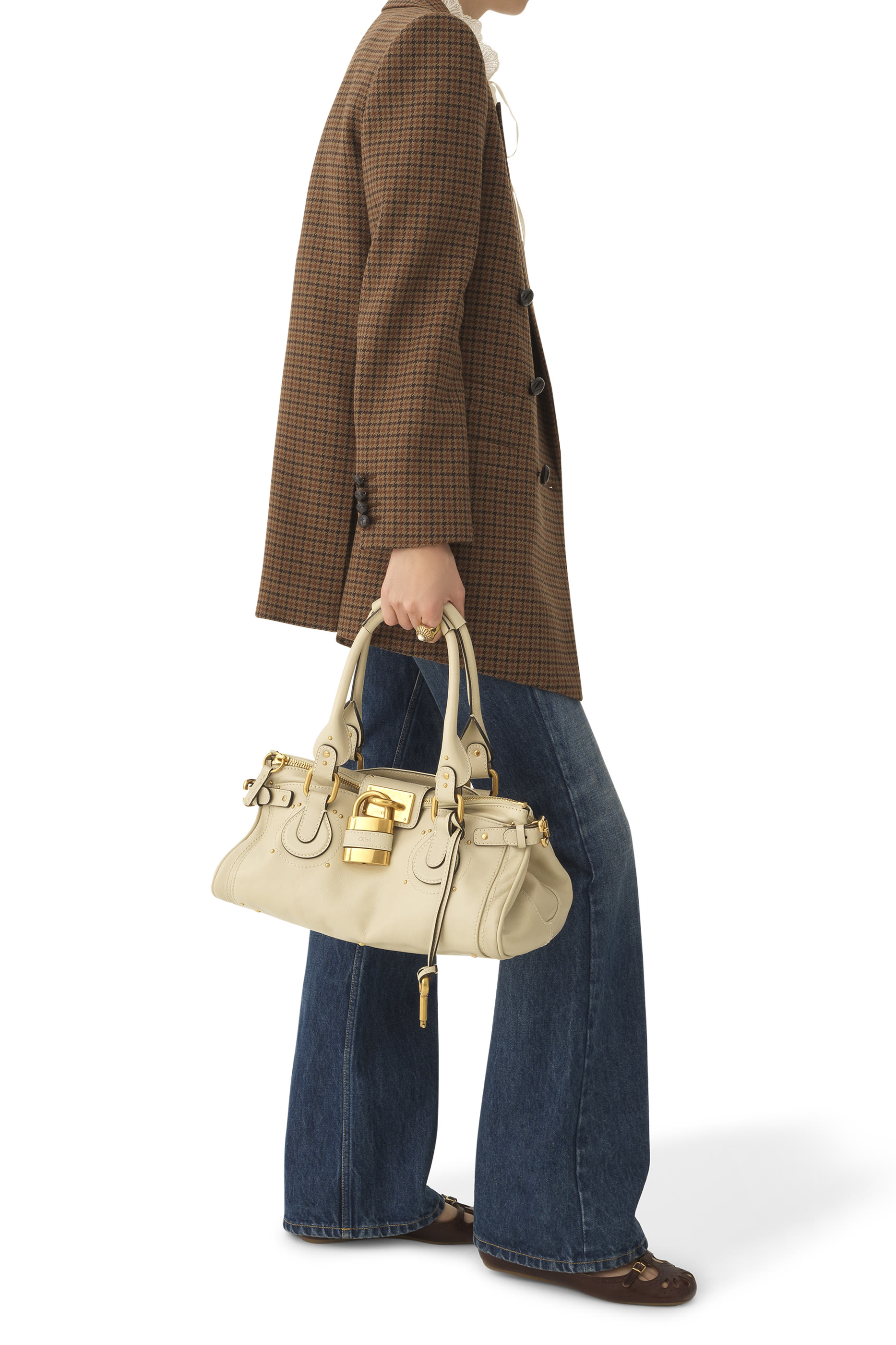 حقيبة بادينغتون جلد