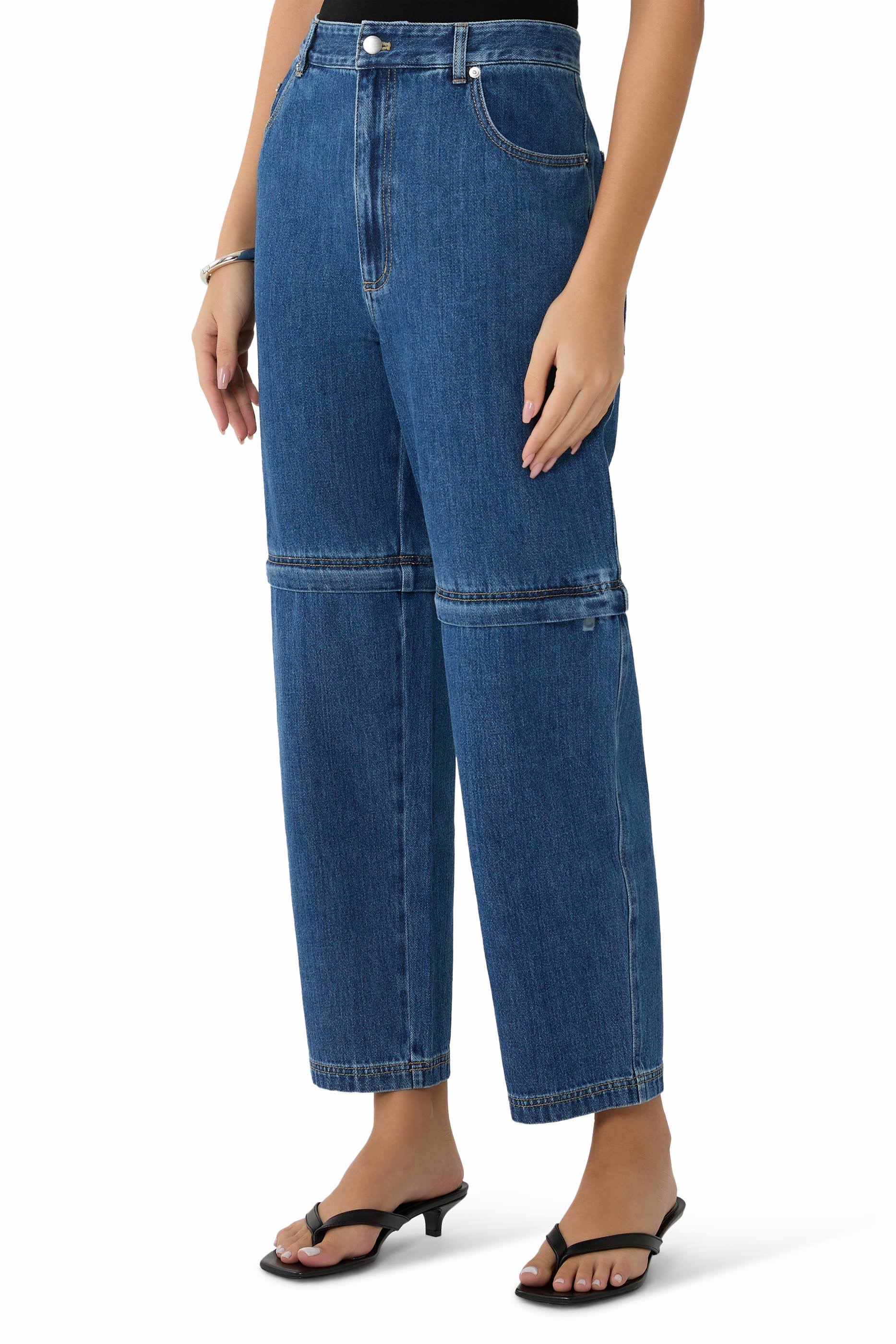 بنطال جينز لارس كونفرتبل بسحاب دنيم