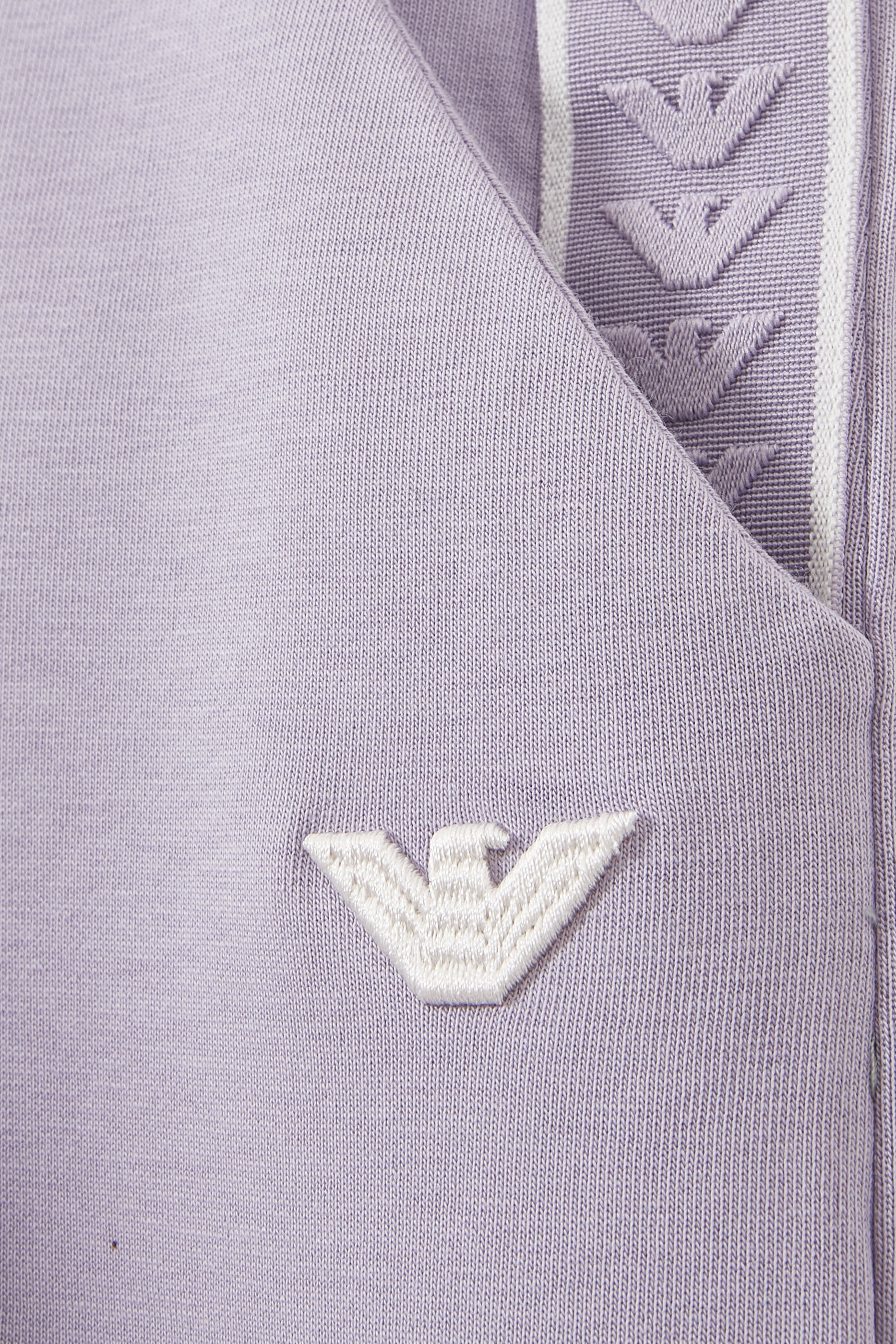 بنطال رياضي مطاطي بشريط بشعار الماركة للأطفال