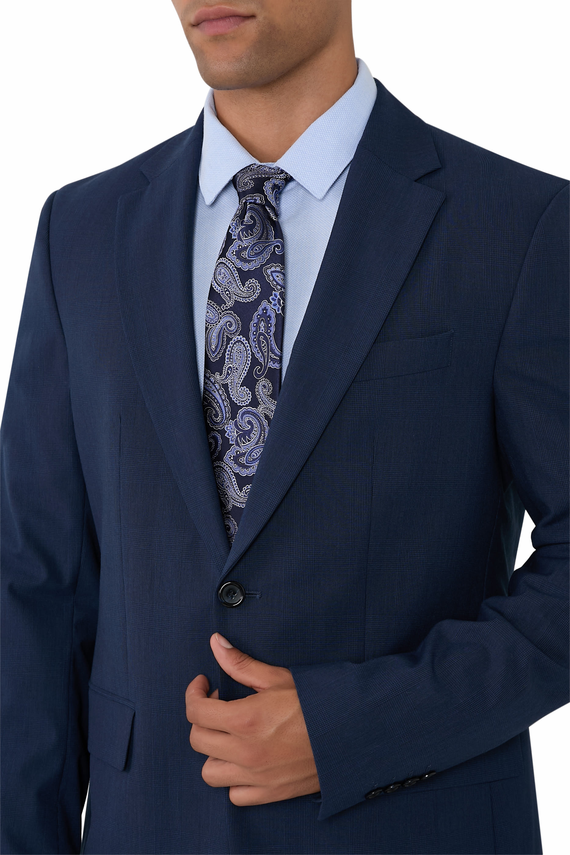 ربطة عنق منسوجة بنقشة بيزلي حرير