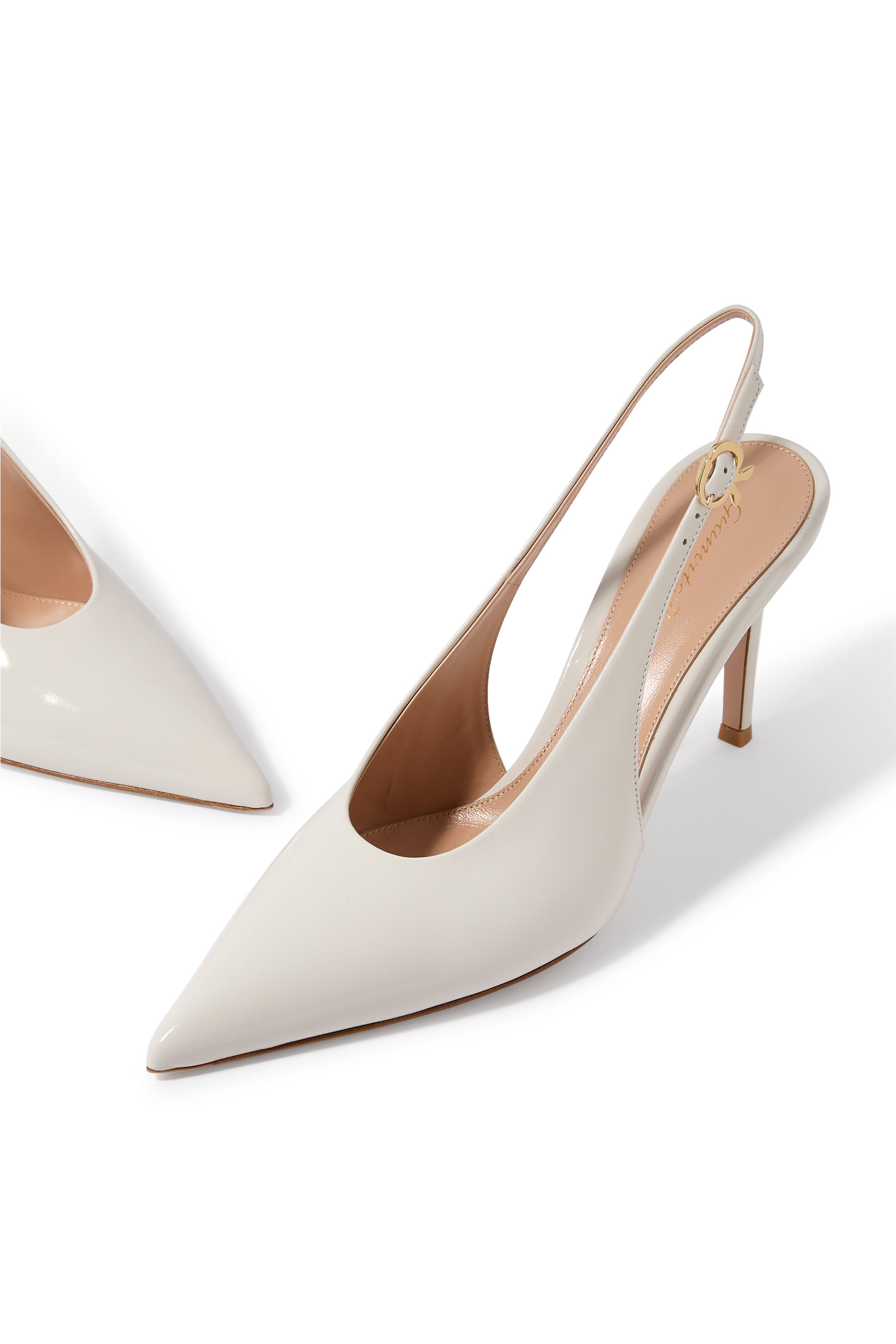 حذاء كلاسيك روبي 85 بسير خلفي جلد لامع