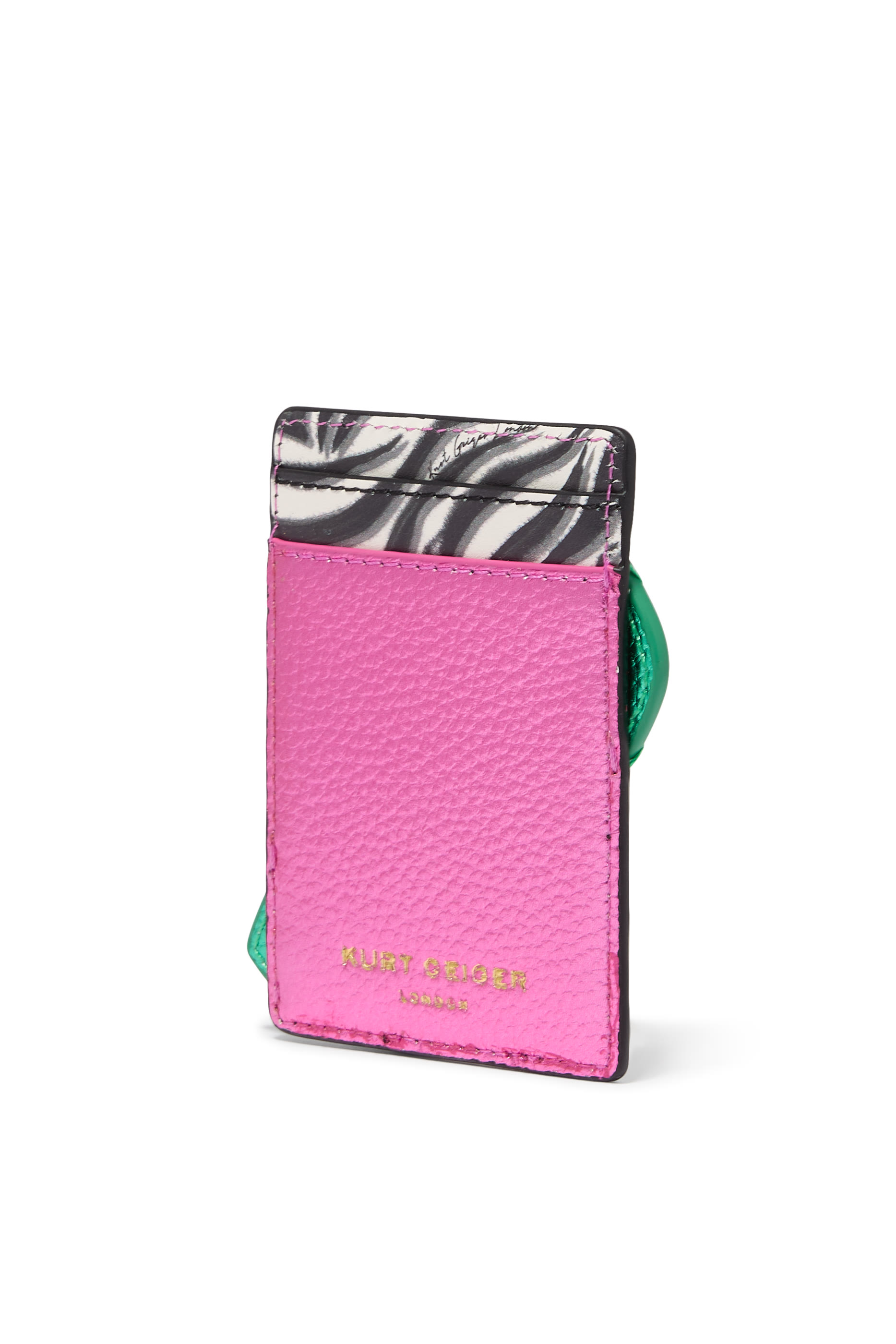 حافظة بطاقات مزينة بتفاصيل نظارة شمسية