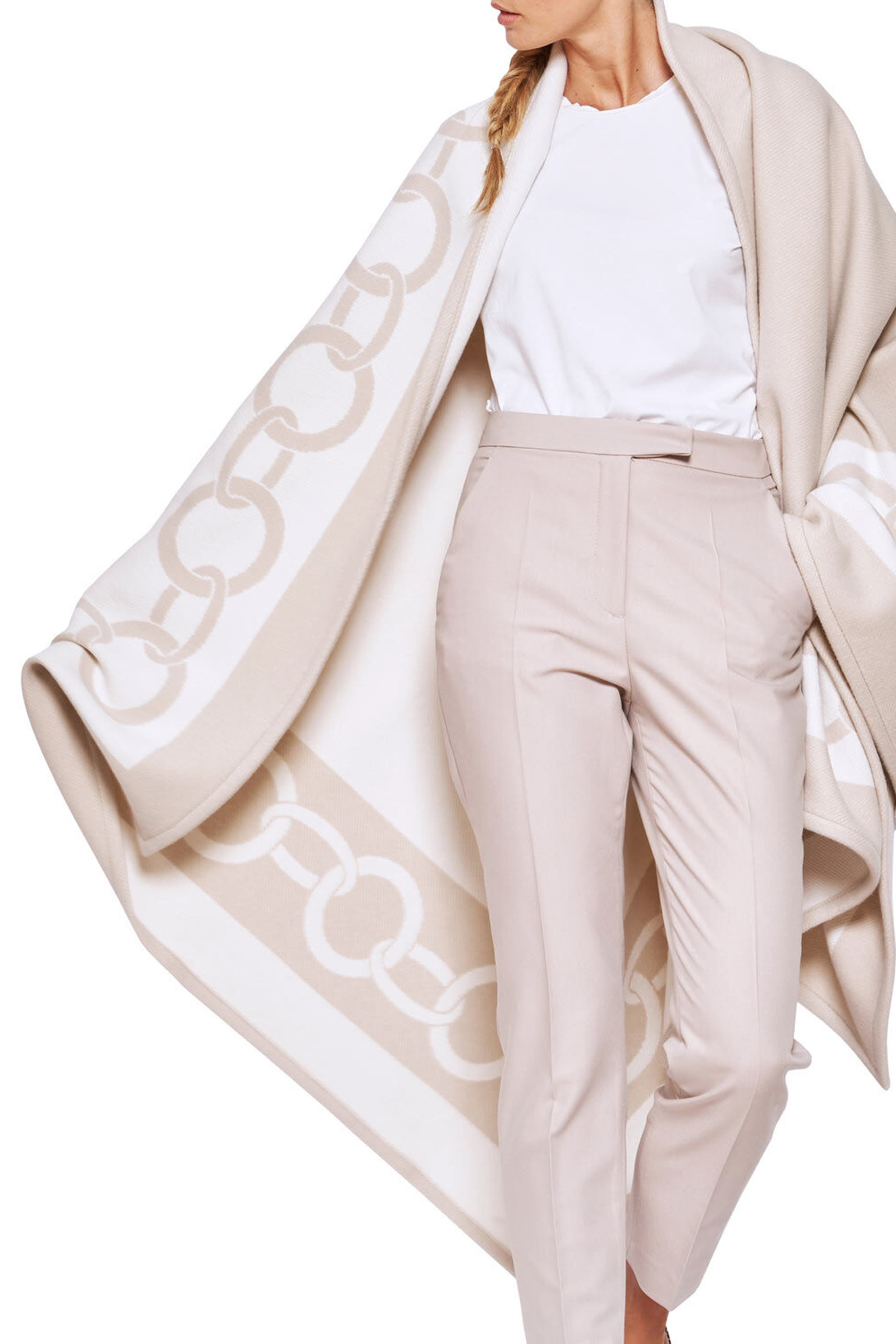 غطاء لحاف بنقشة سلسلة صوف