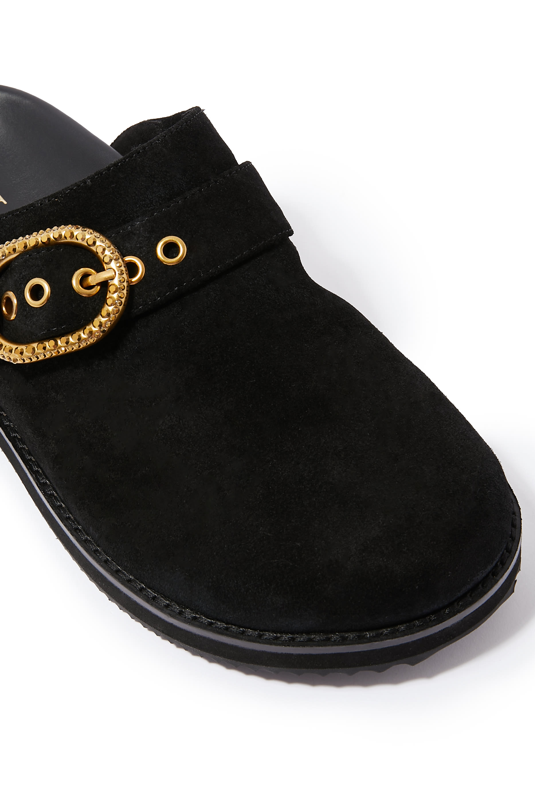 حذاء خفيف مايفير مفتوح من الخلف بكعب مسطح