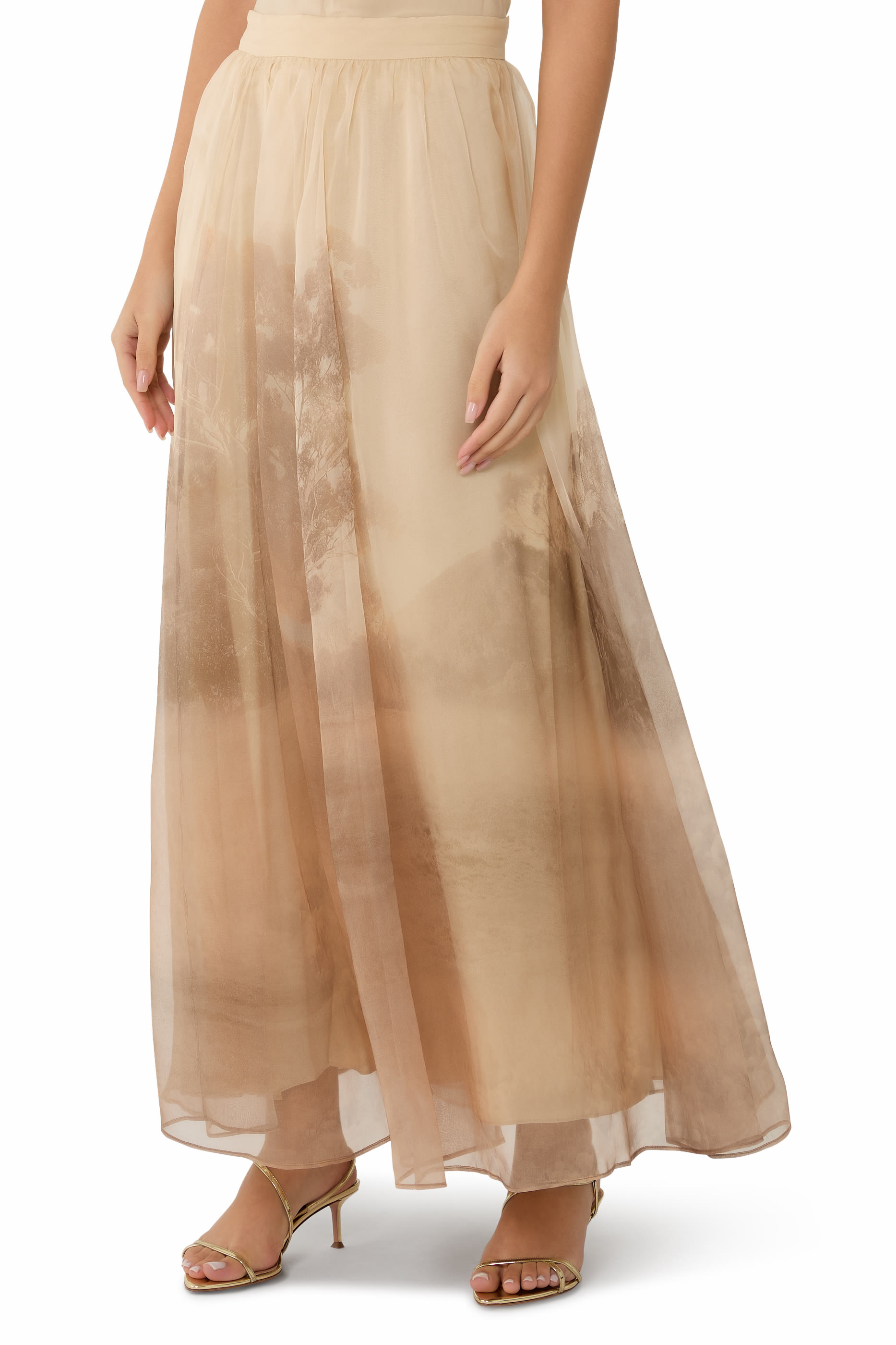 Memento Organza Maxi Skirt 