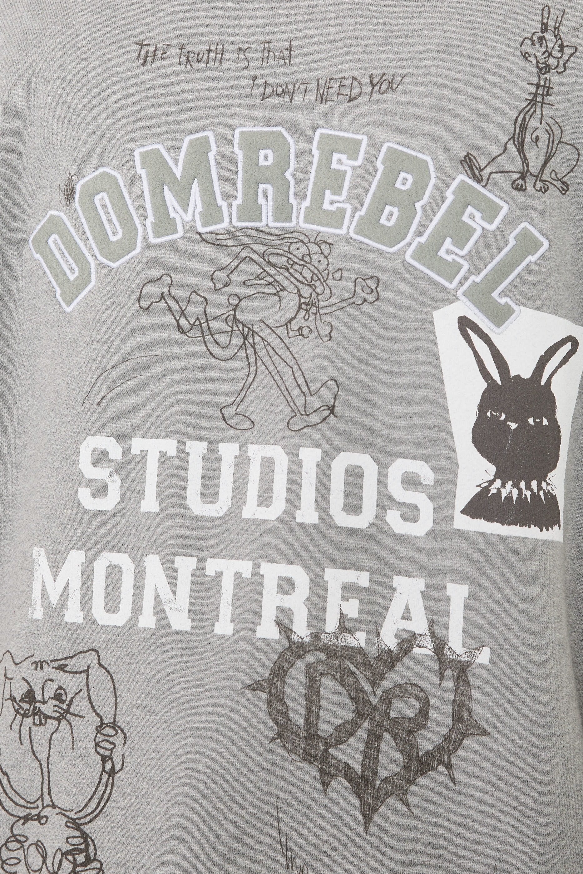 سويت شيرت بنقشات بتصميم جامعي