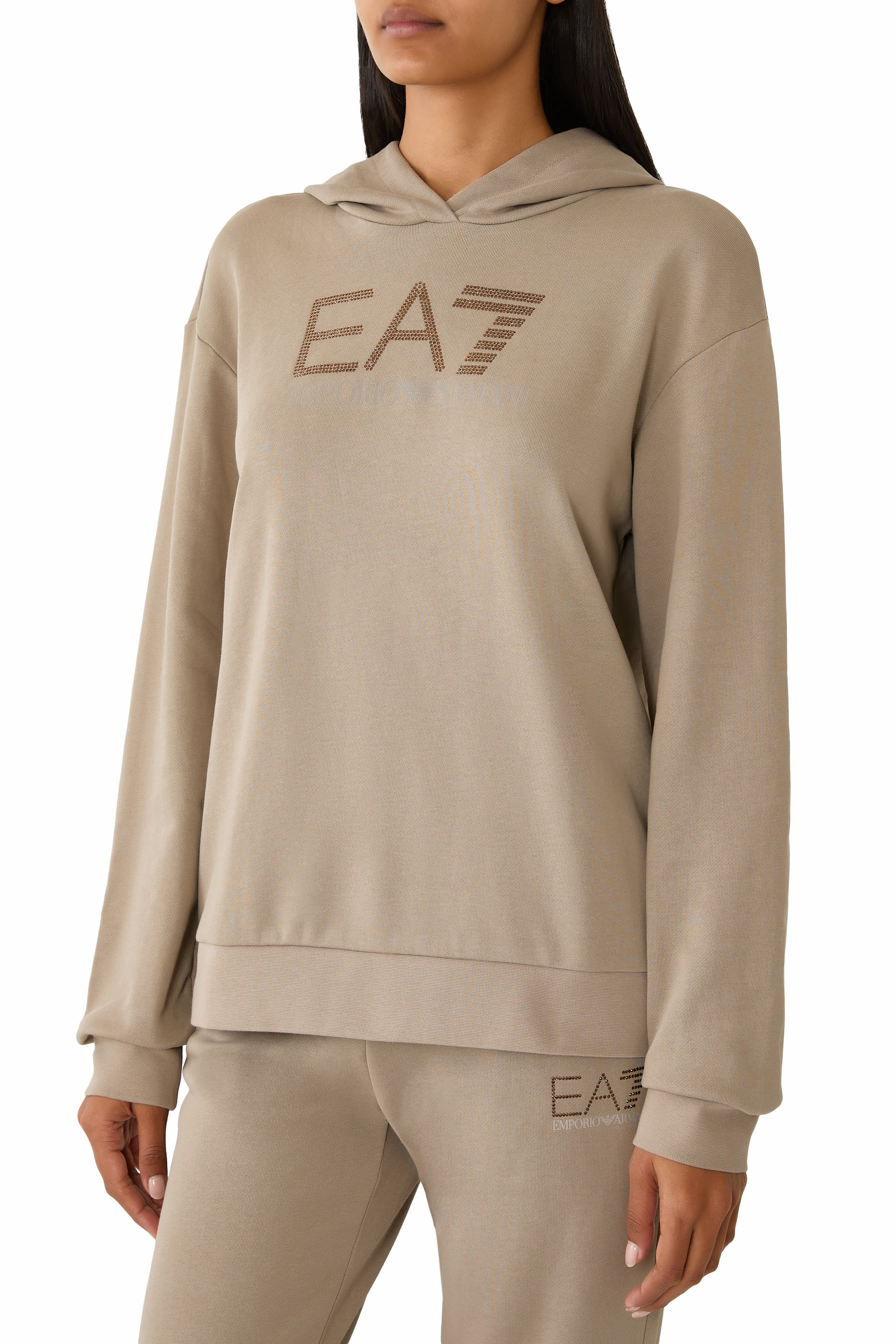 EA7 Logo Hoodie