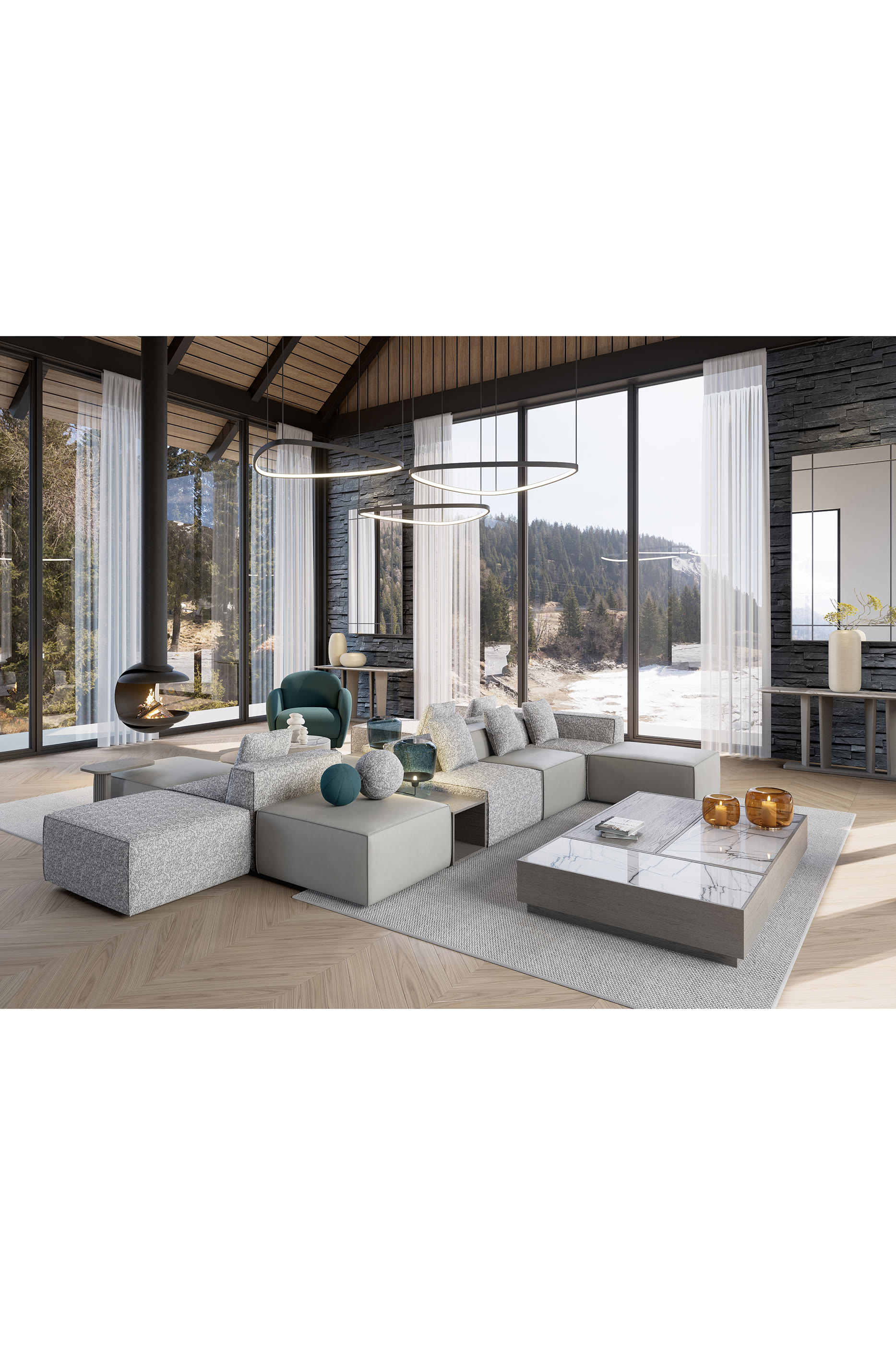 كرسي جيم دوار بمسند ذراعين