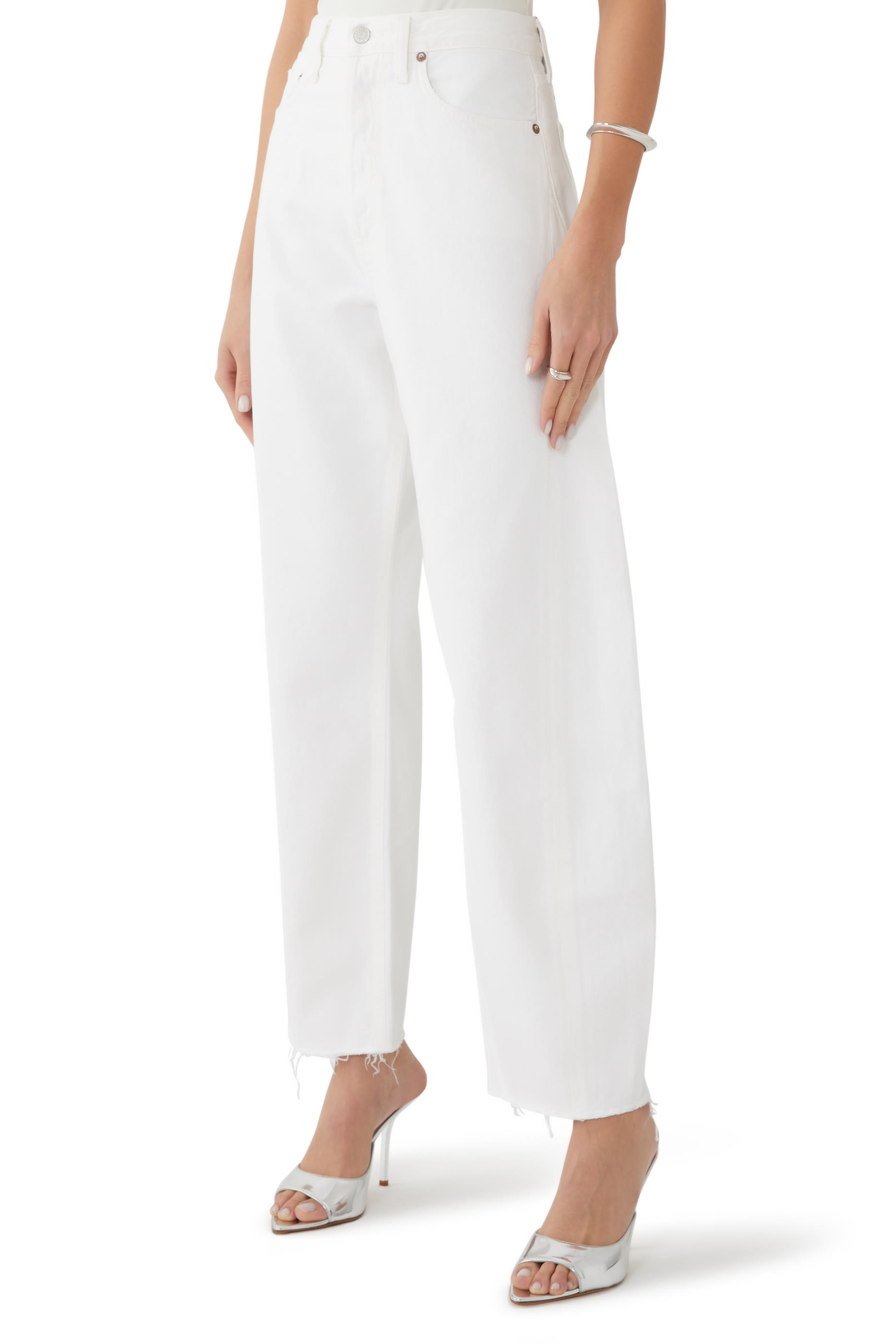 بنطال جينز لونا رين بقصة ساق مستقيمة