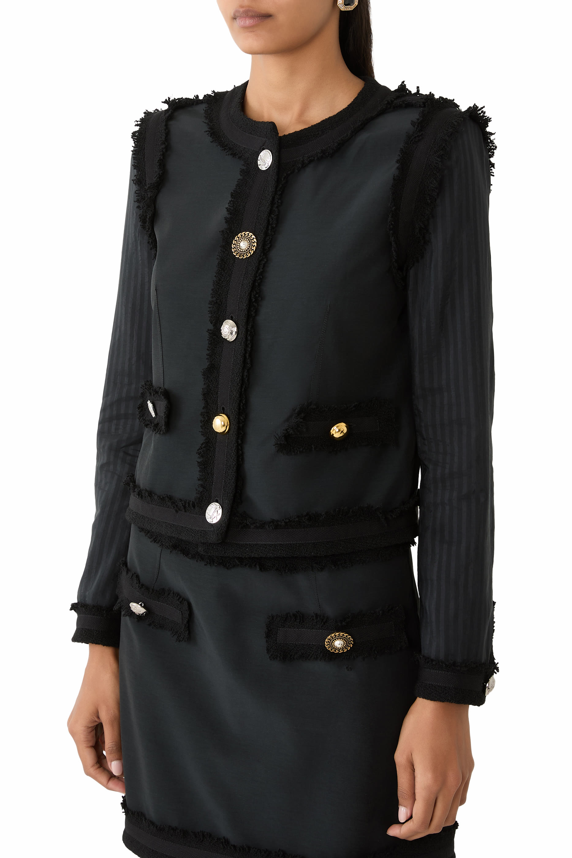 جاكيت بوكليه قماش مطاطي