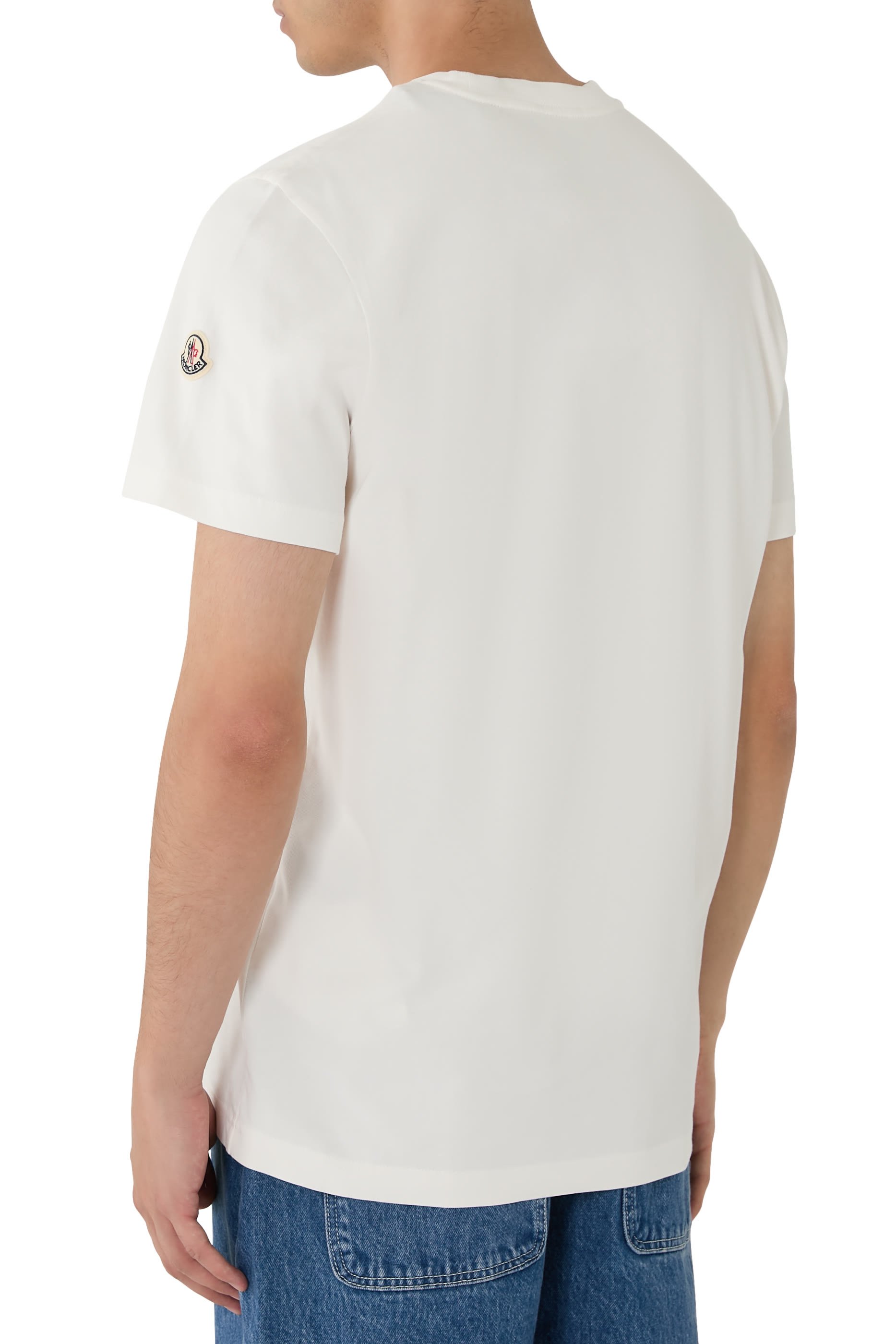 تيشيرت بشعار الماركة قطن