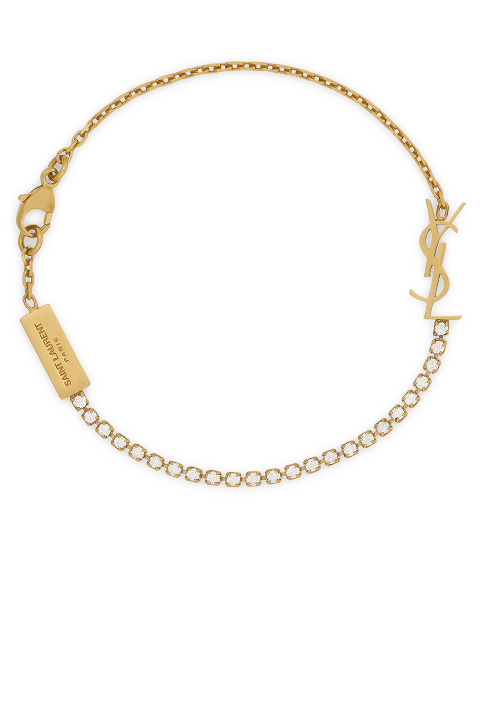 سوار بحلية كاساندر معدن مزين بأحجار راين