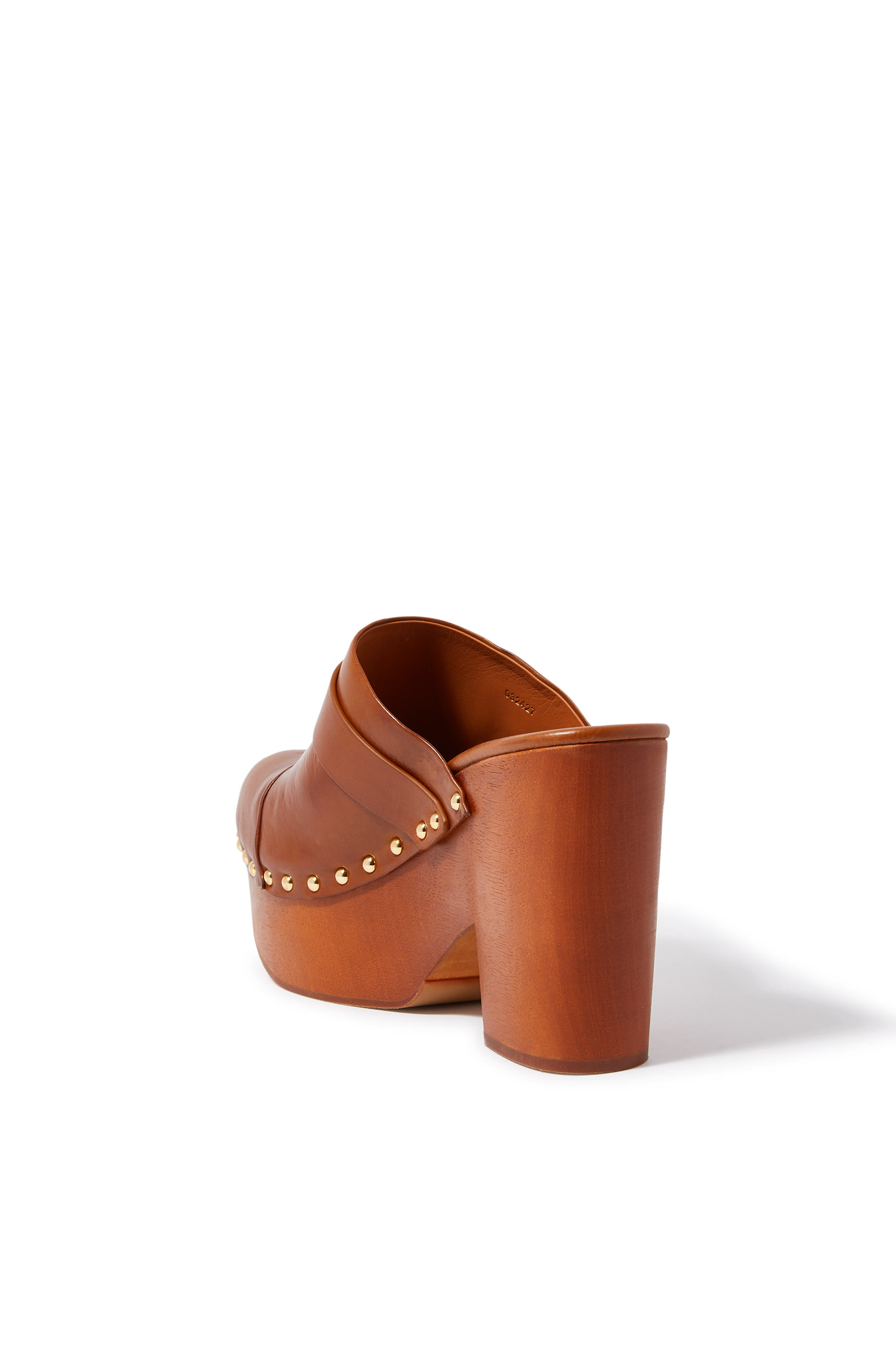 حذاء أورنا مفتوح من الخلف جلد