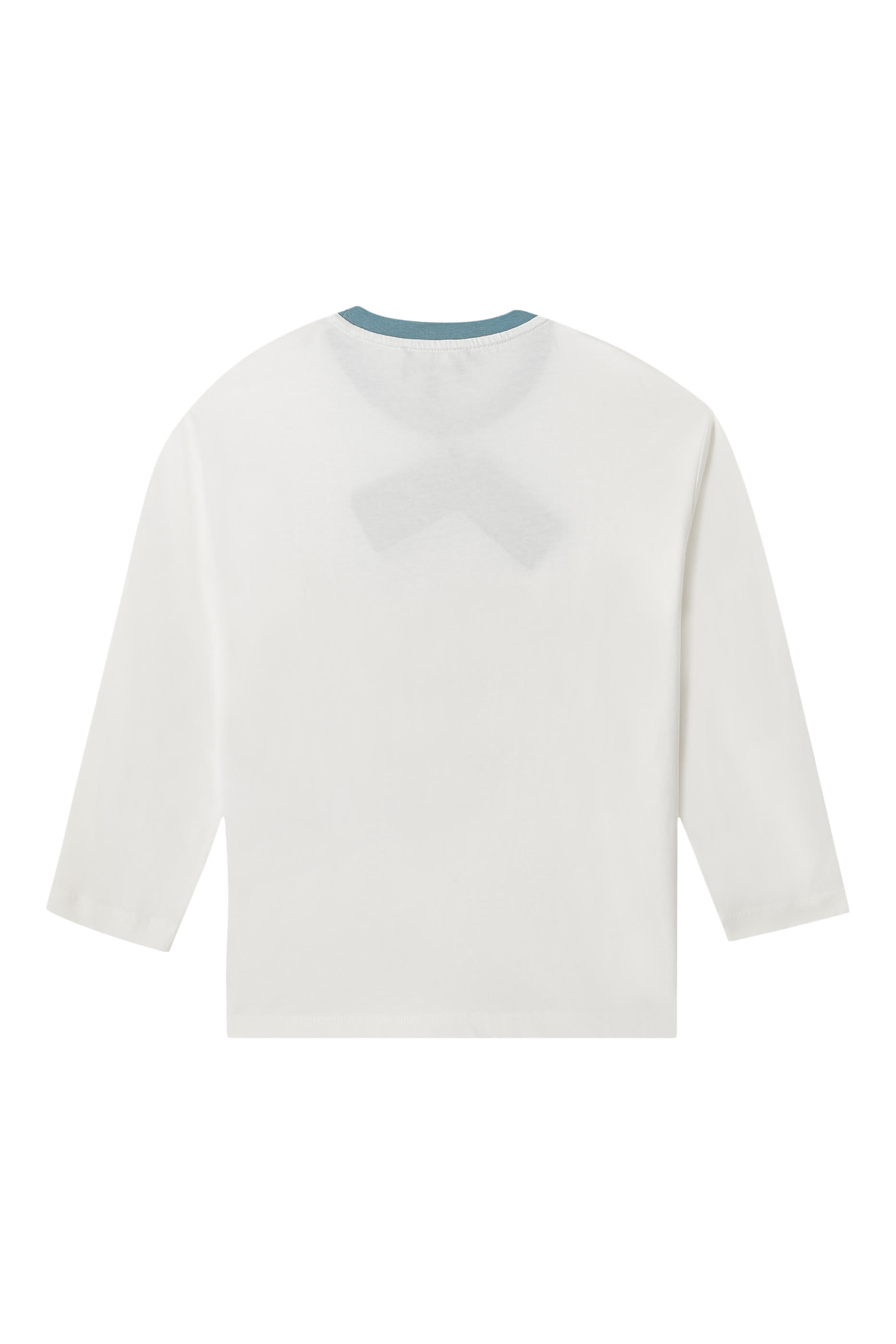 تيشيرت بطبعة شعار الماركة غرافيكية للأطفال