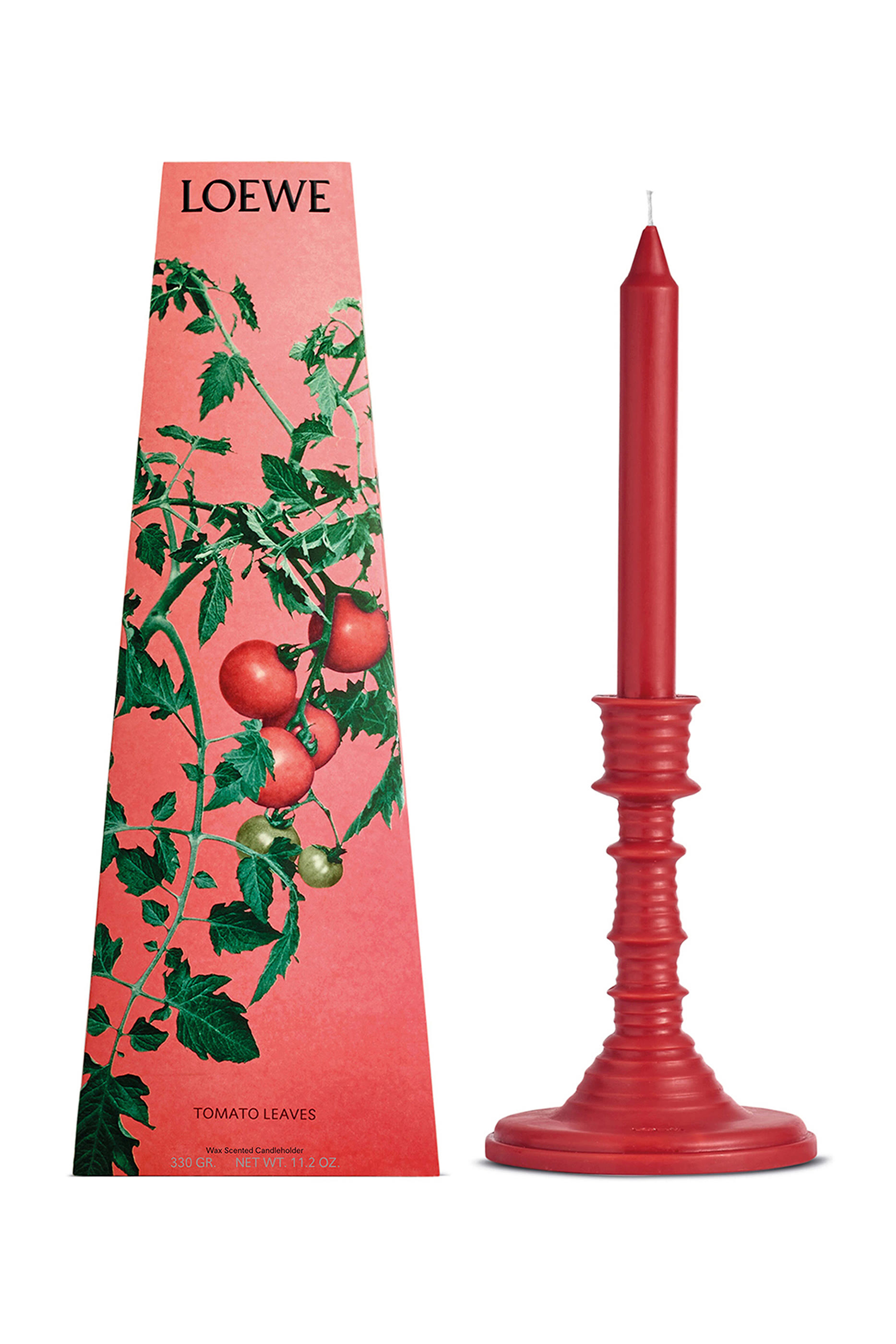 شمعة توماتو ليفز معطرة بتصميم حامل شموع