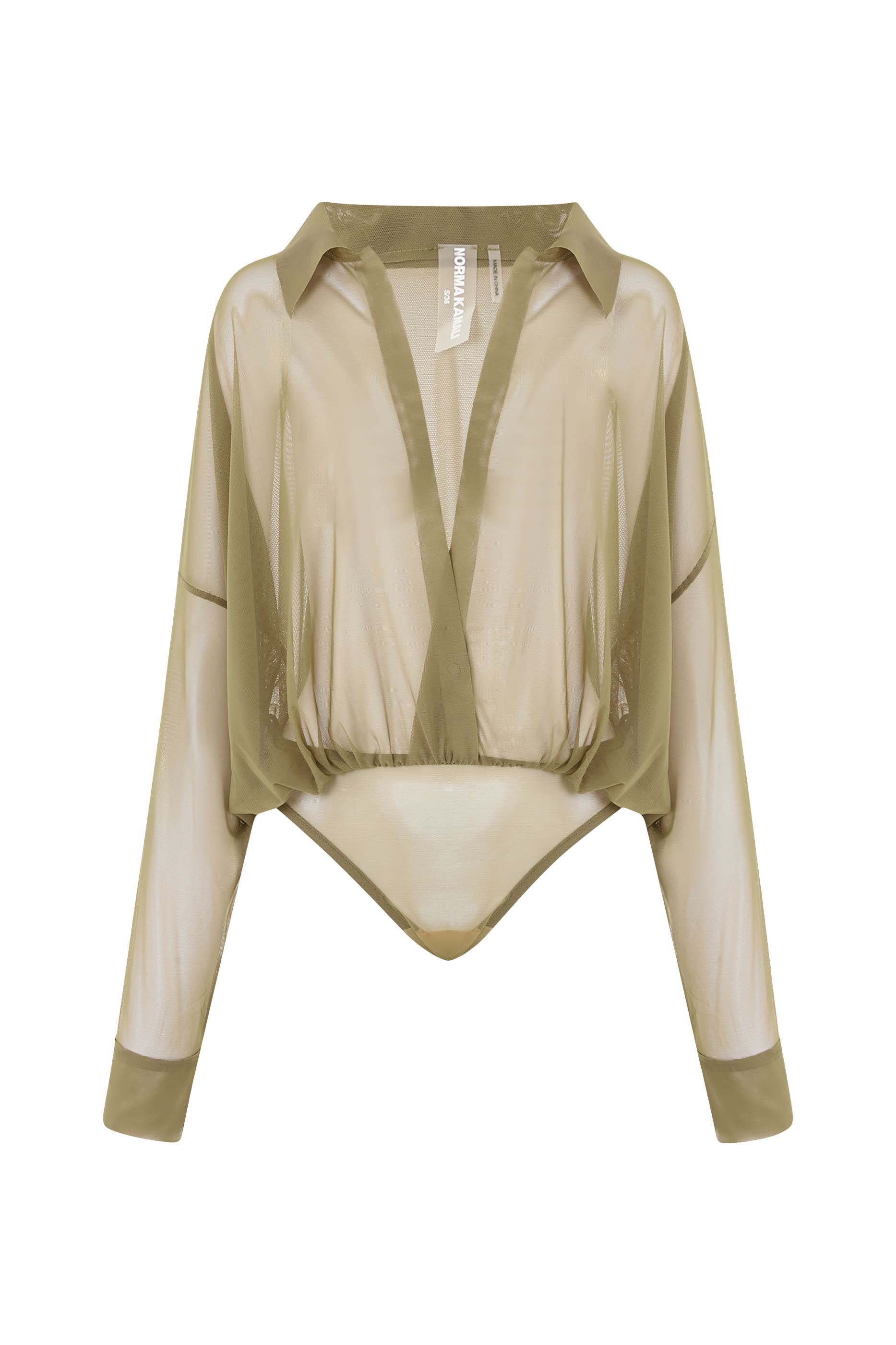 بودي سوت بتصميم قميص بويفرند بقصة فضفاضة جدا