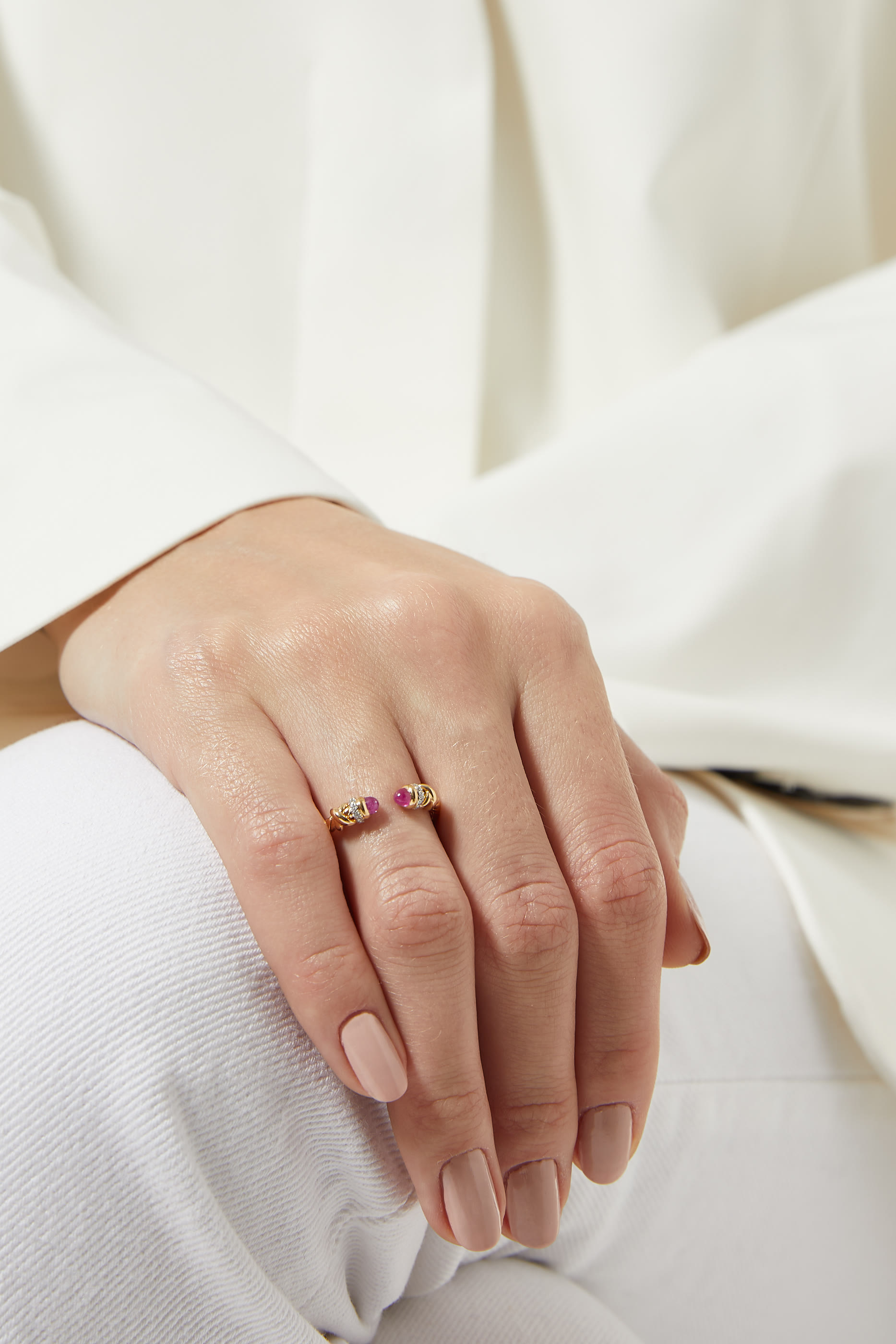 خاتم بيتيت هيلينا مرصع بالماس