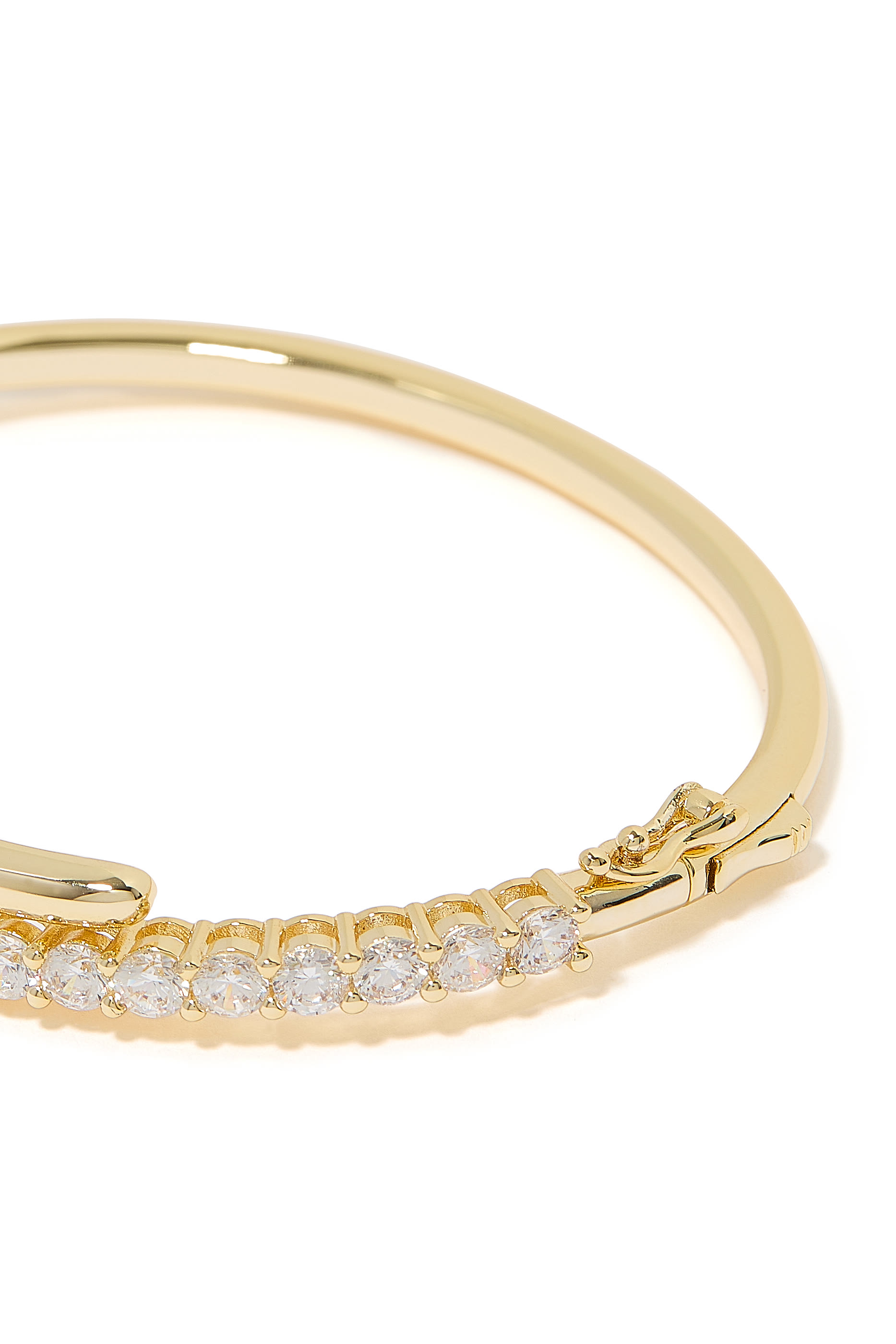 سوار تاليا مفتوح مرصع بأحجار بافيه