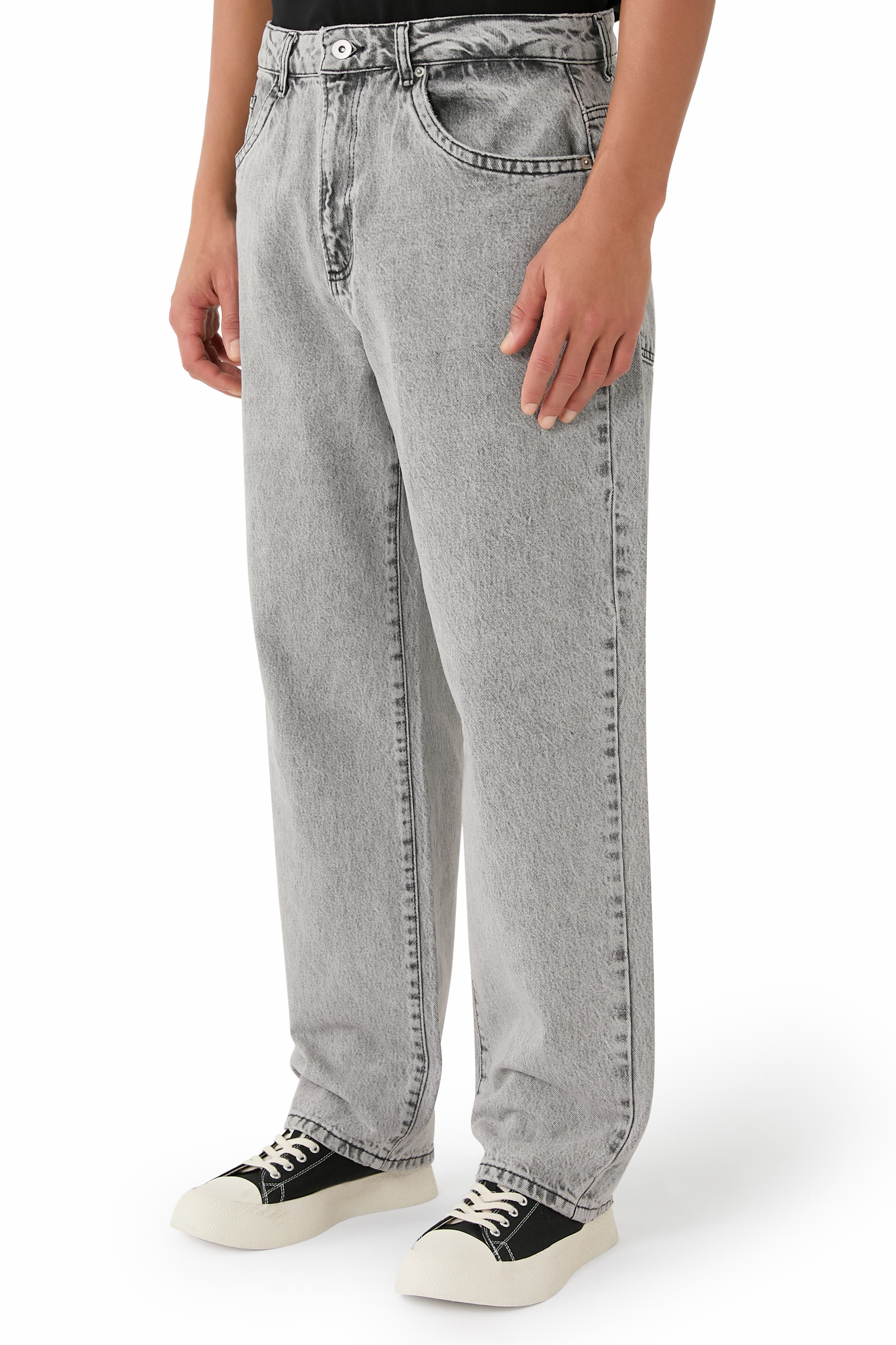 بنطال جينز كلاسيكي دنيم