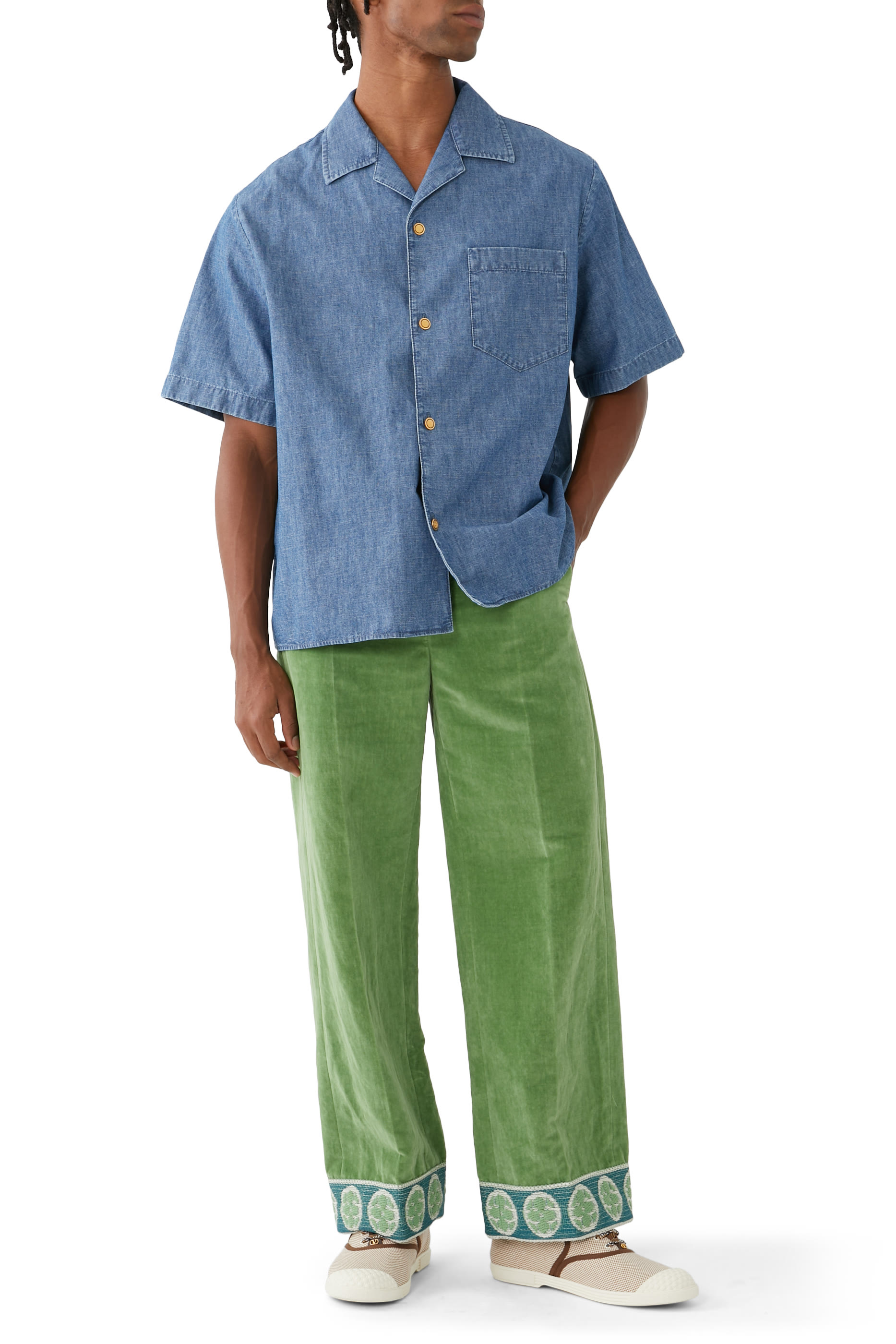 قميص بولينج دنيم