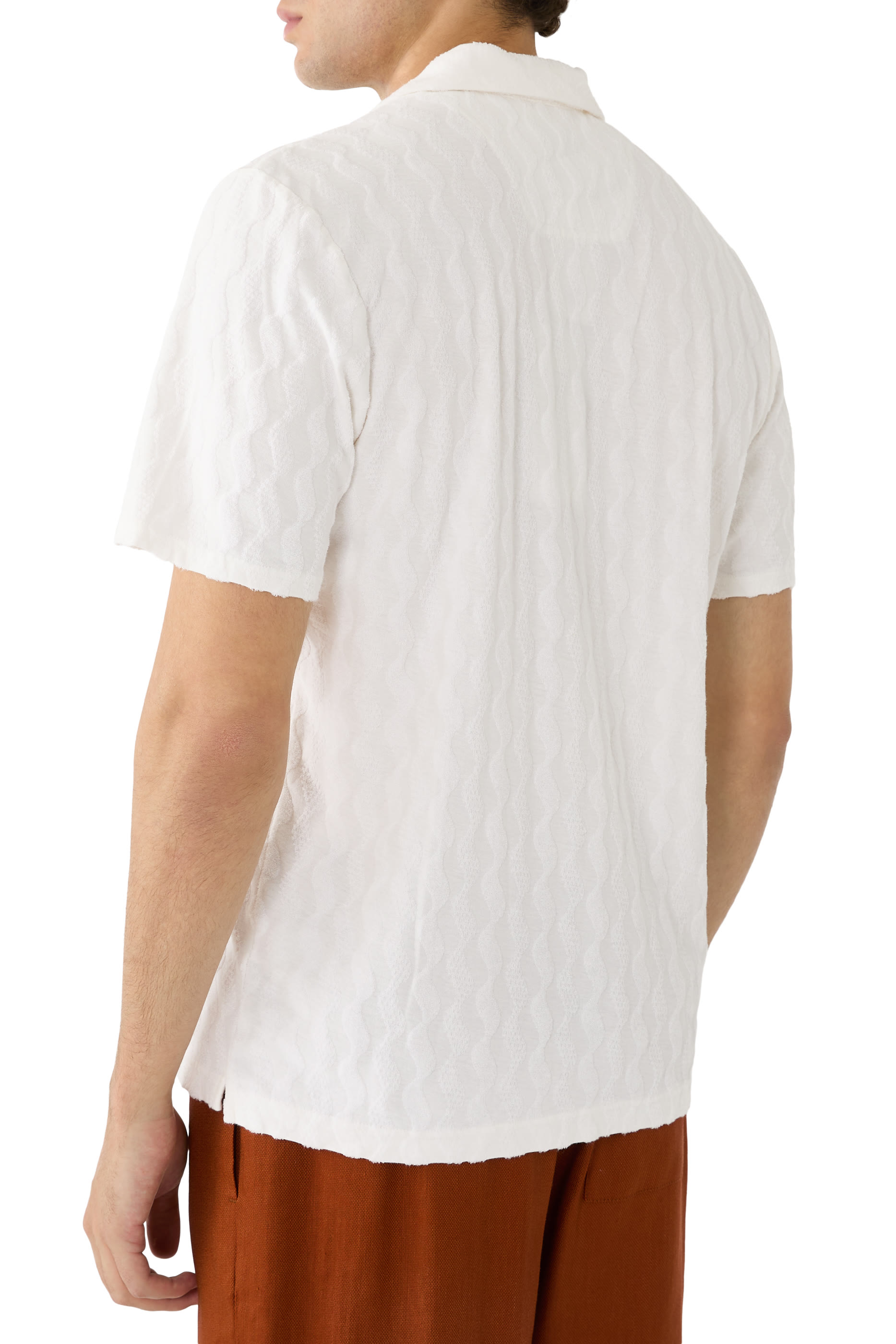 قميص بولو فوستينو قطن تيري