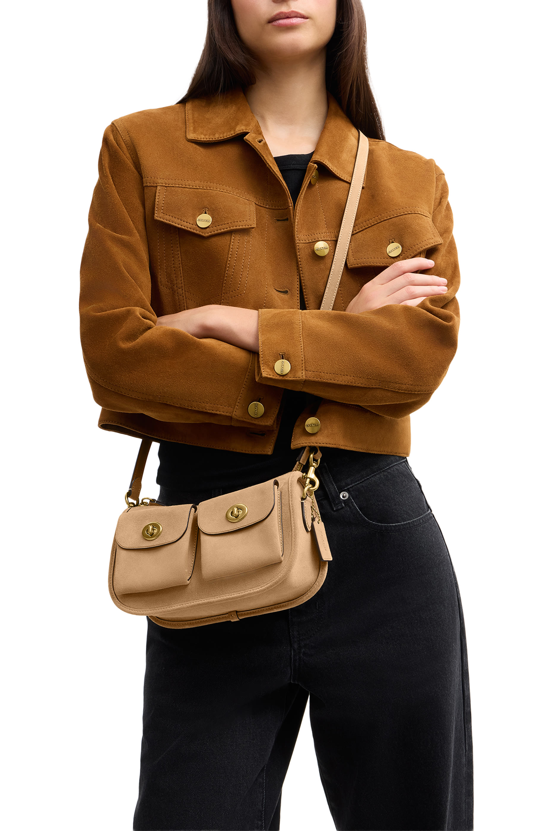 حقيبة ويفرلي بقفل متداخل مزدوج