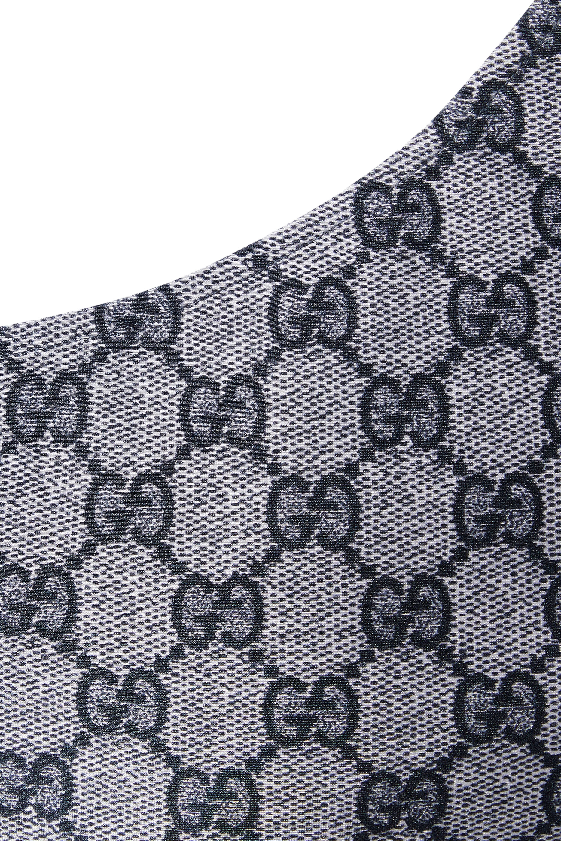 بدلة سباحة بنقشة حرفي شعار الماركة جيرسيه مطاطي