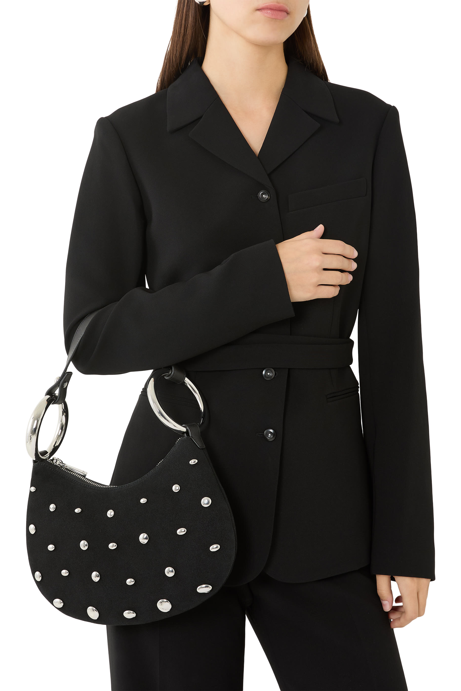 حقيبة بانجل مرصعة بالحلي 