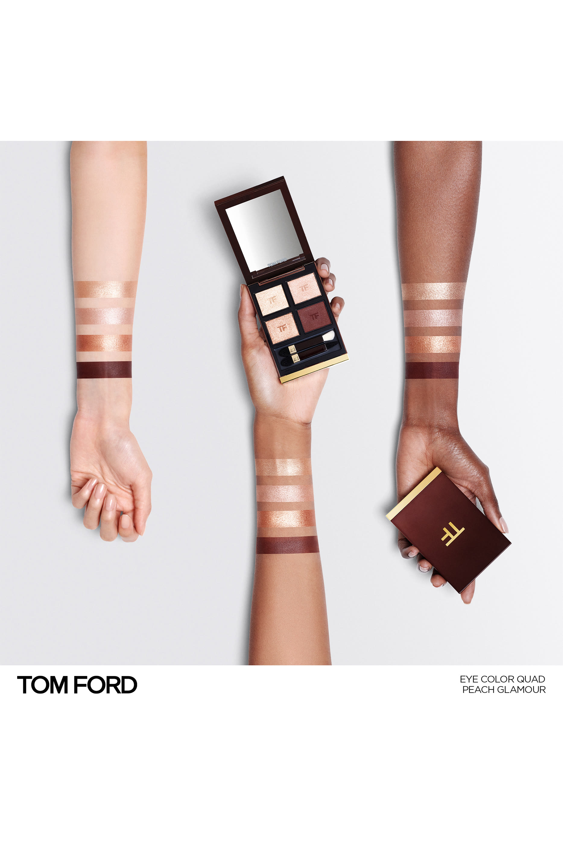 لوحة ظلال عيون بأربعة ألوان كريمية