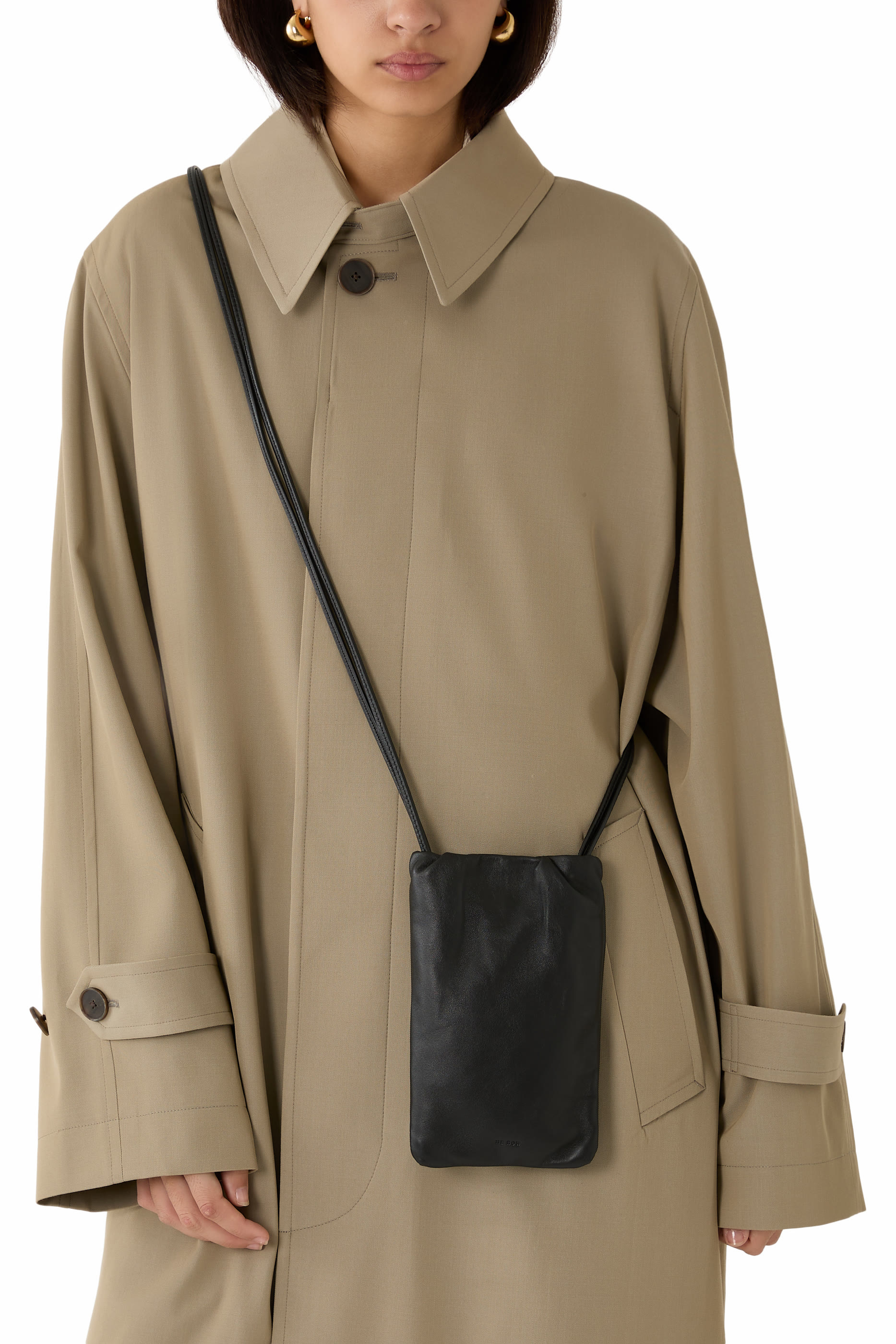 حقيبة بورس صغيرة للهاتف جلد