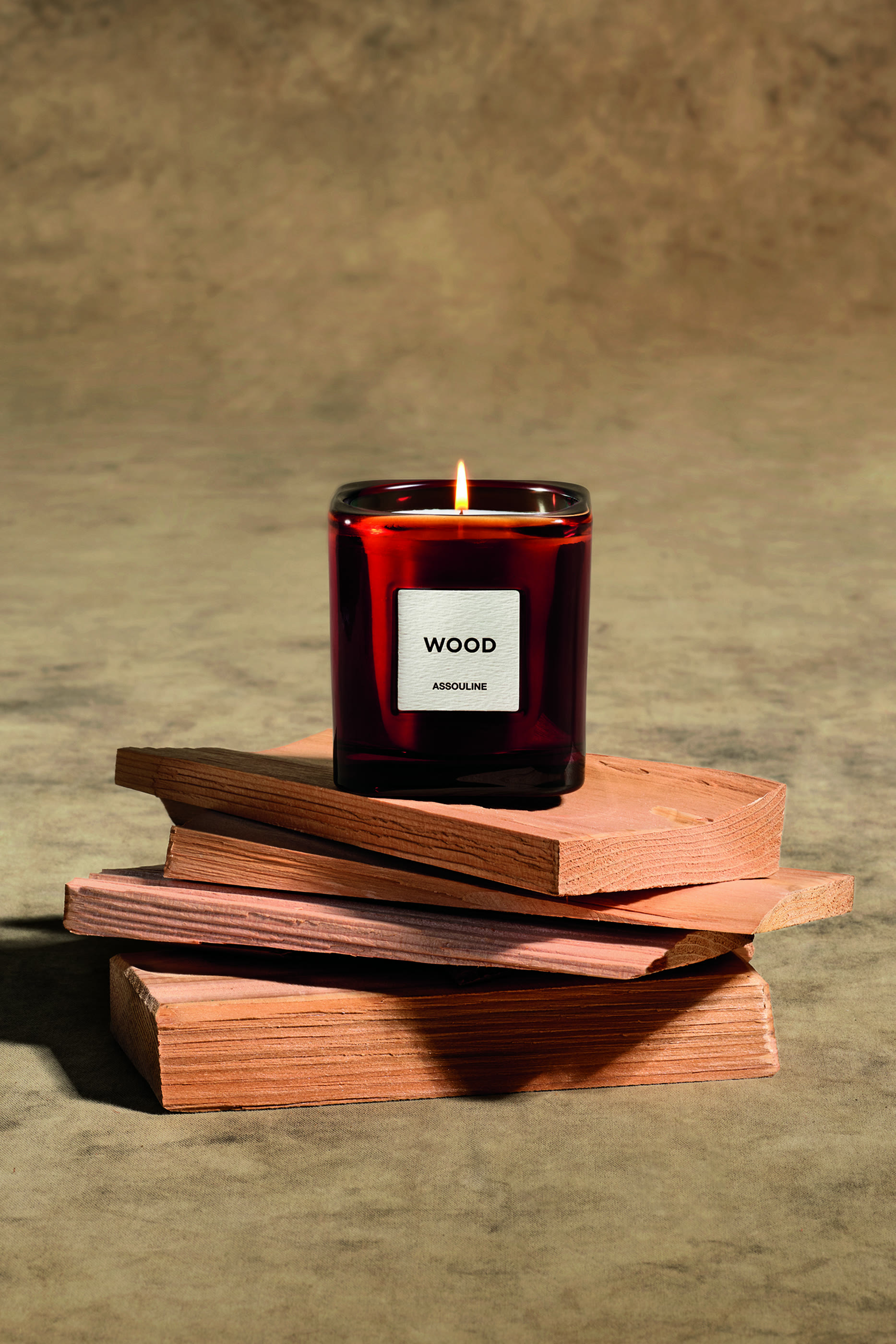 شمعة لايبراري - وود