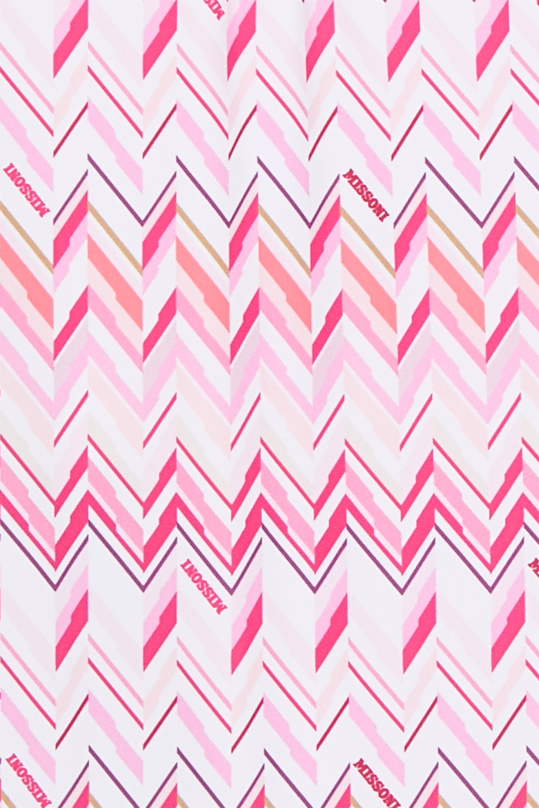 بدلة سباحة بتصميم قطعة واحدة بنقشة خطوط متعرجة للأطفال