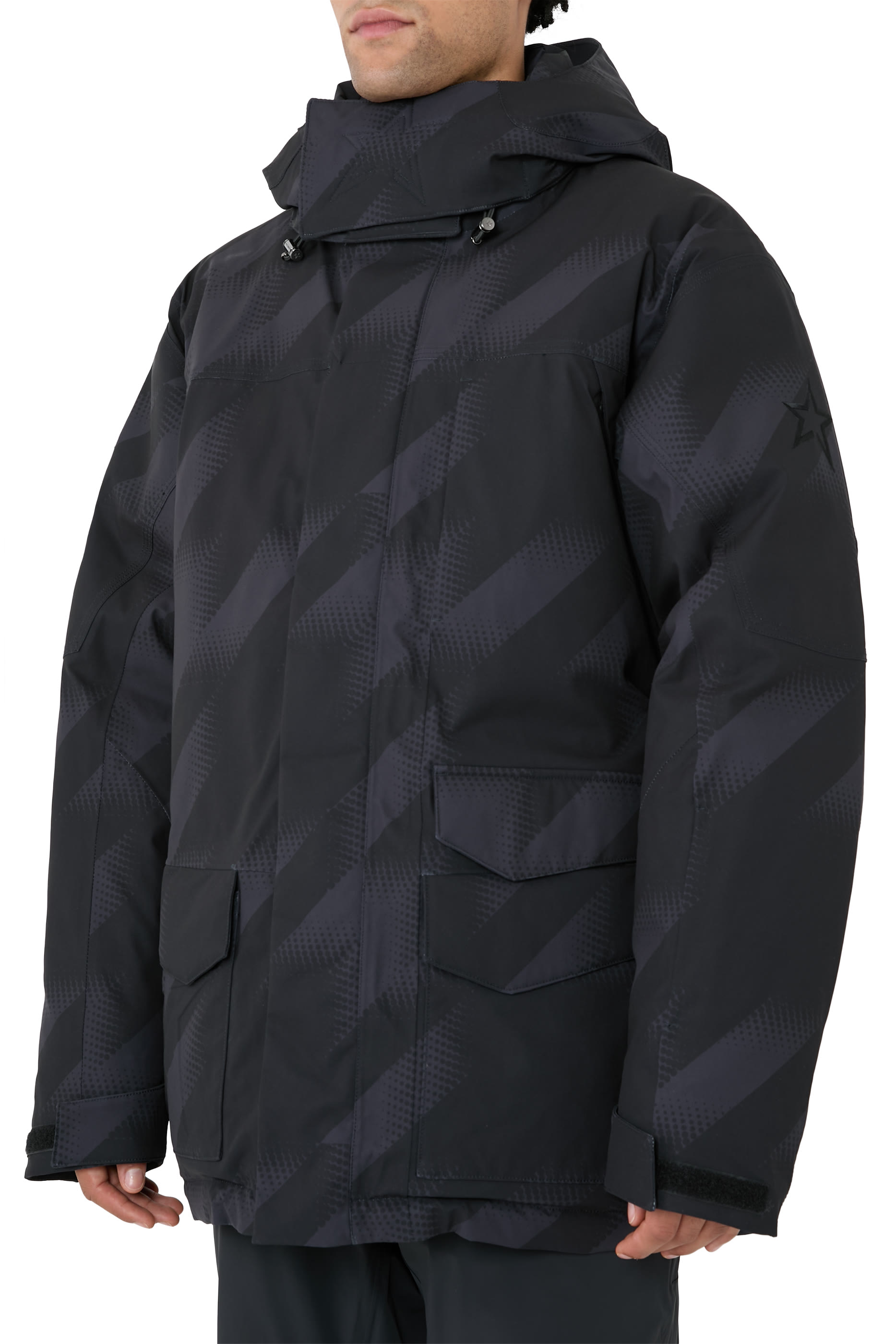 جاكيت باركا ماكس مبطن بالزغب