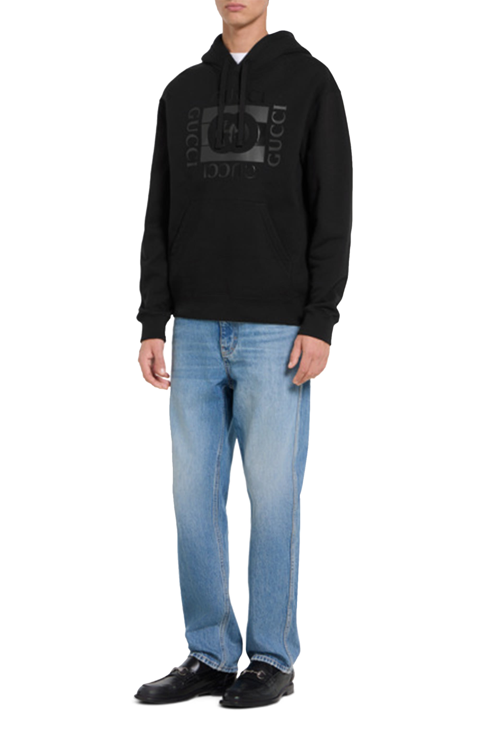 سويت شيرت بنقشة قطن جيرسيه