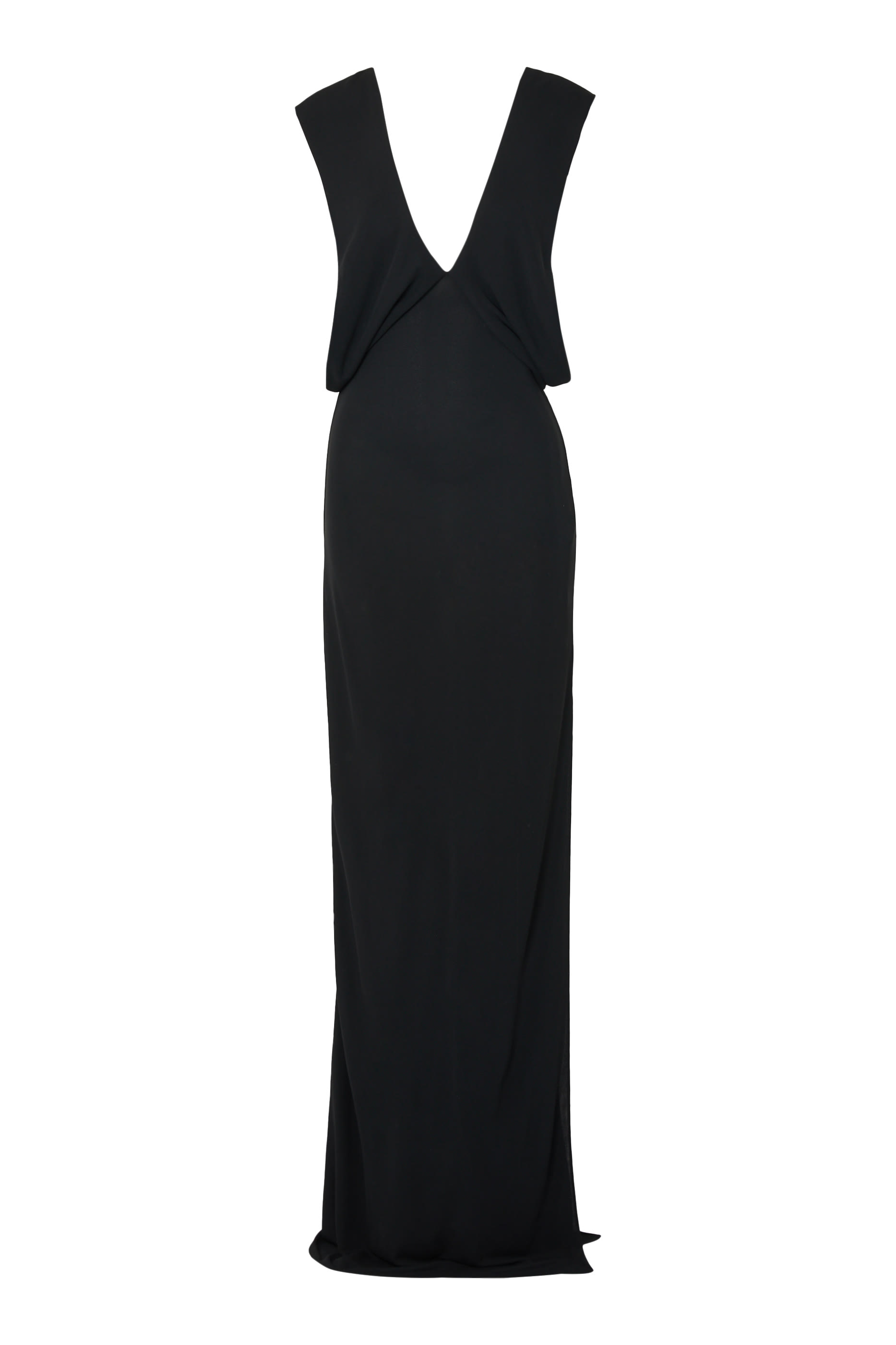 فستان بلا أكمام كريب جريسيه