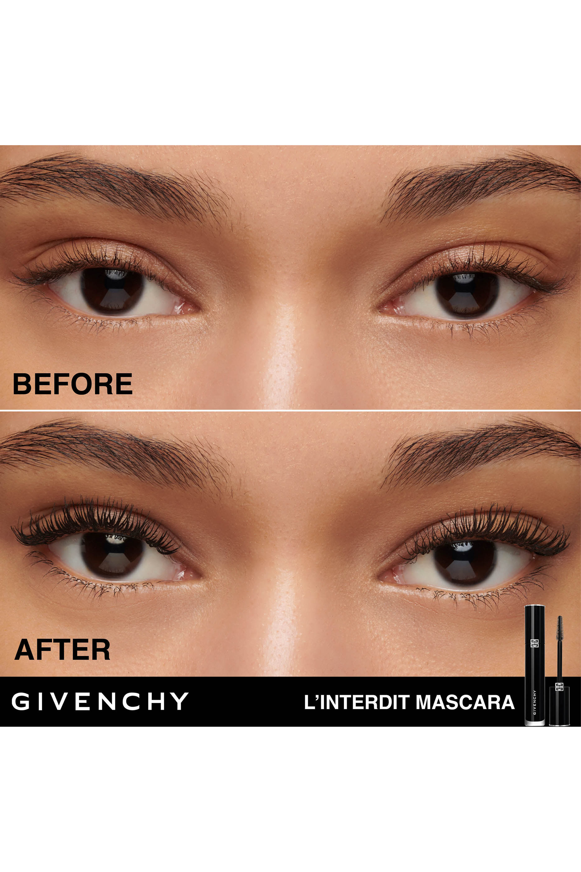 ماسكارا لانترديت لتطويل وتكثيف الرموش