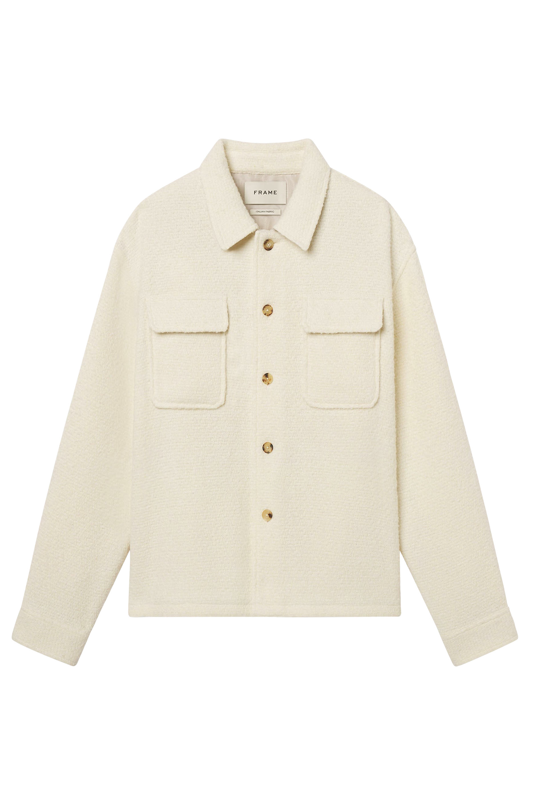 قميص بنمط جاكيت تويد