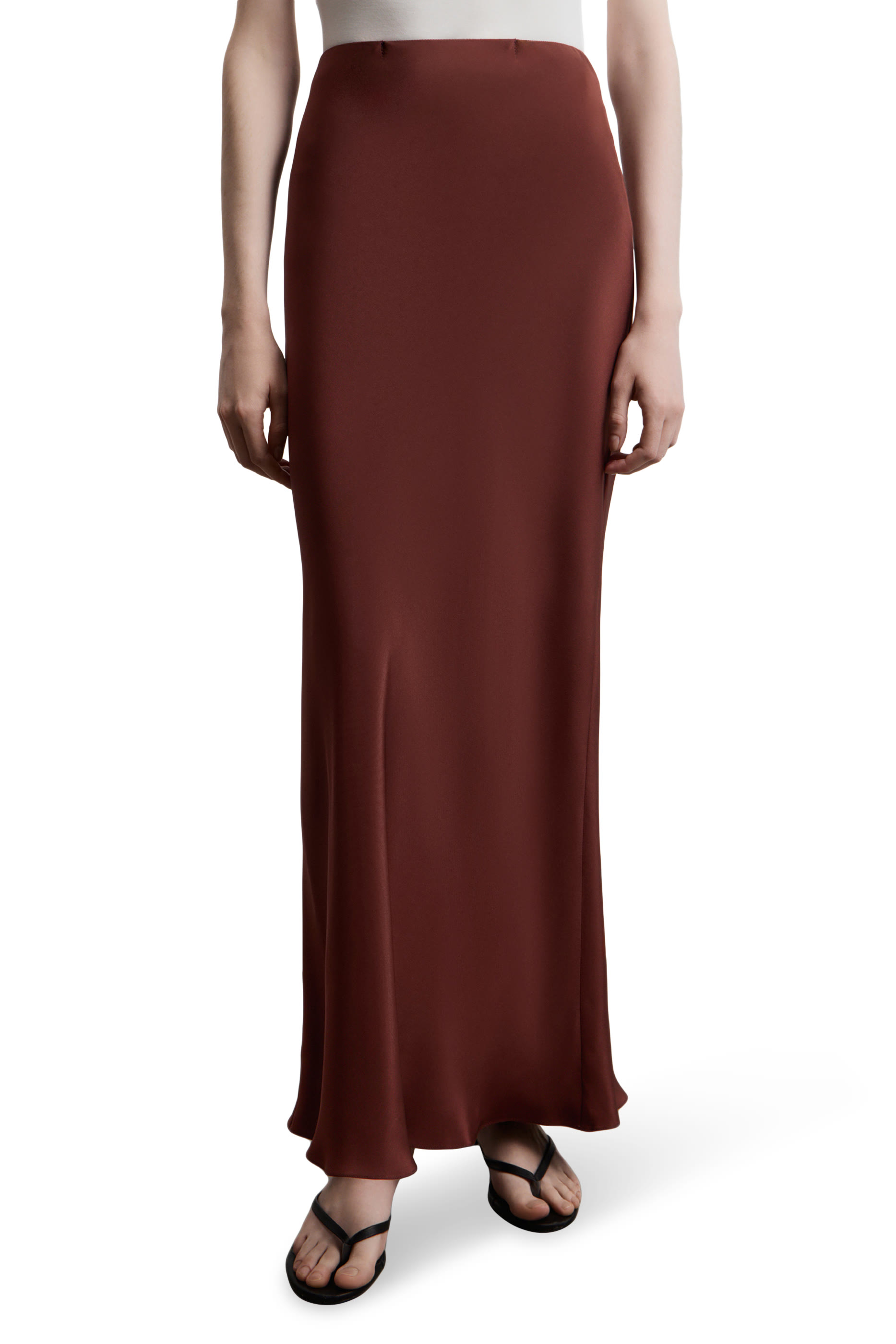 تنورة طويلة حرير مولبيري